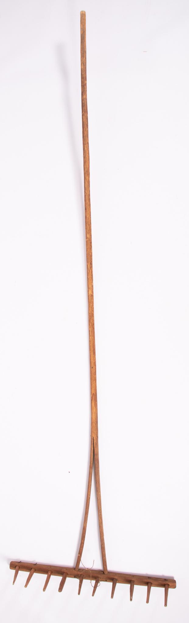 Pair of Primitive Wooden Farm Tools (1 of 3)