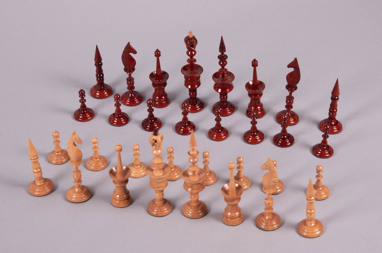 Small Thin Wood Chess Set (1 of 3)