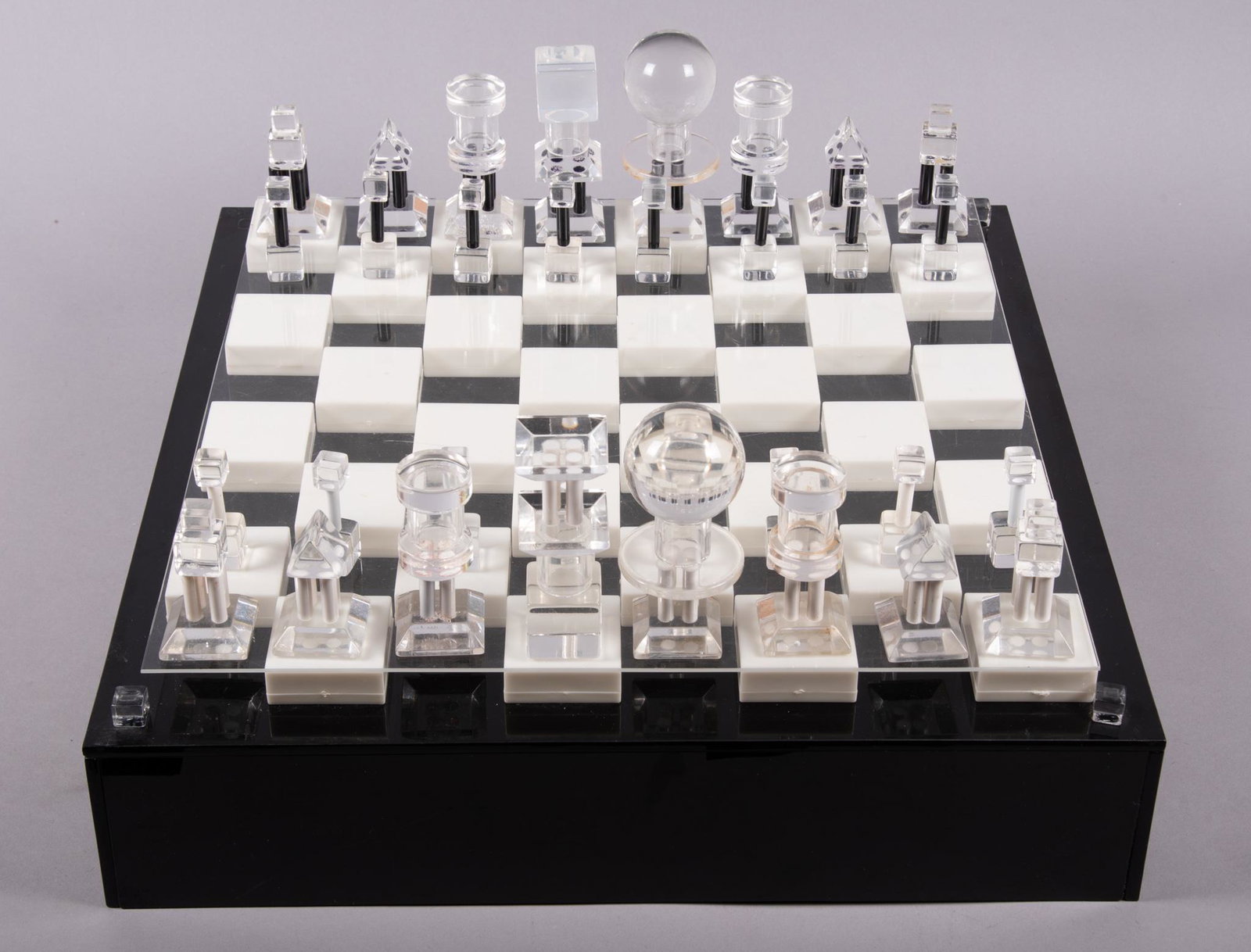 Mid Century Lucite Chess Set by Charles Hollis Jones (1 of 4)