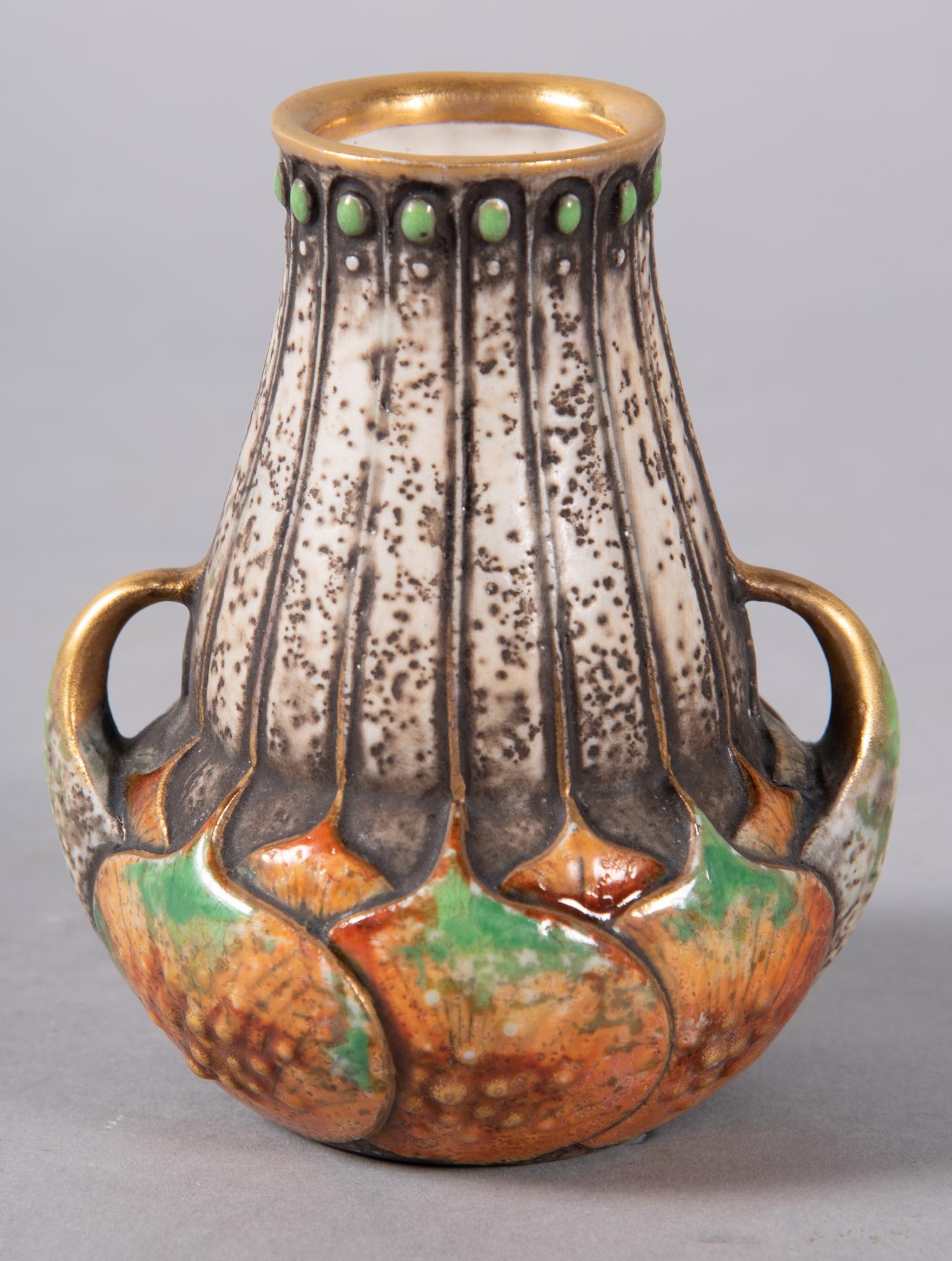 A Rare Vienna "Jugendstil" Art Nouveau Cabinet Vase, Ernst Wahliss (1 of 5)