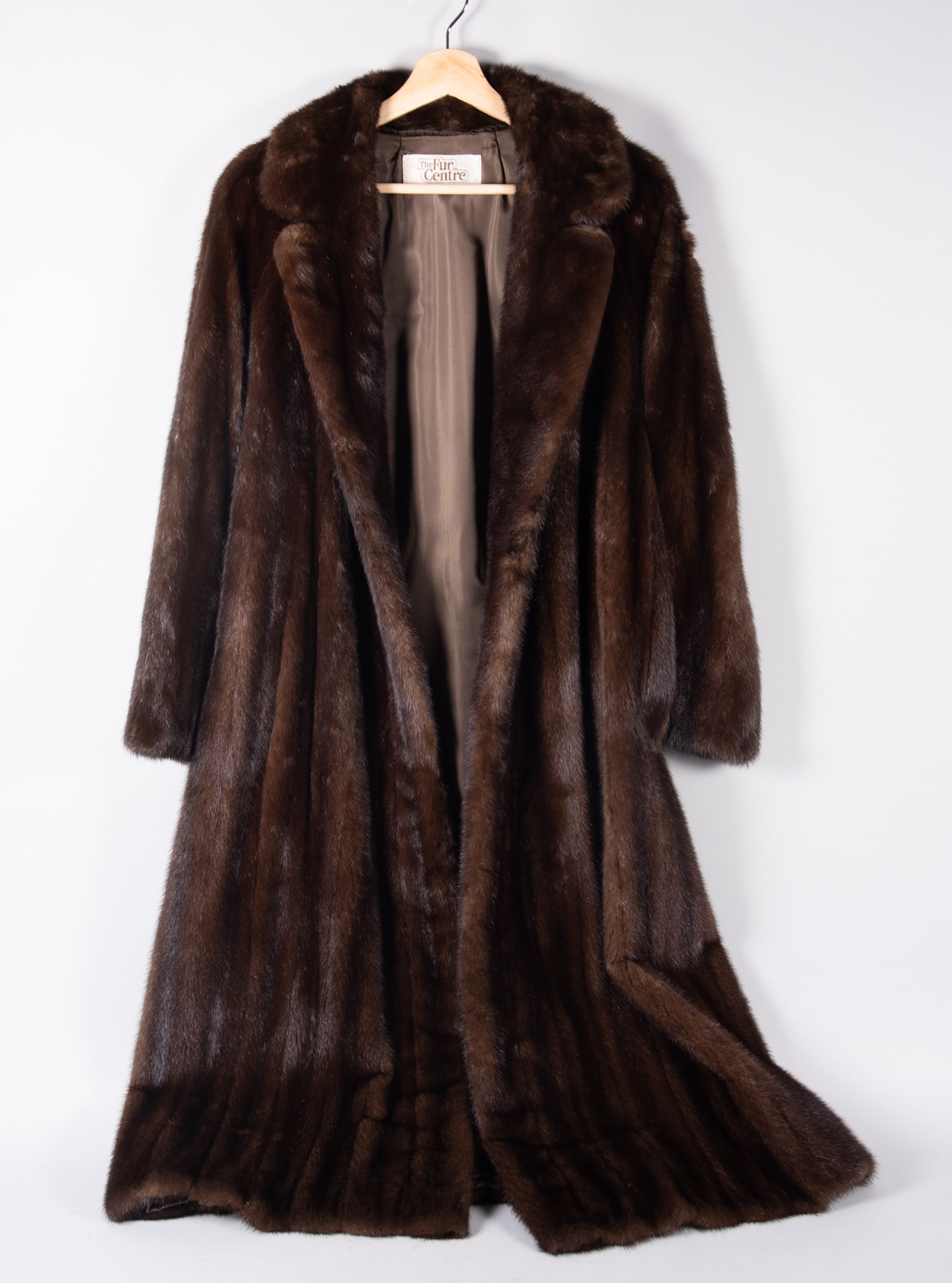 Full Length Dark Brown Mink Coat (1 of 3)