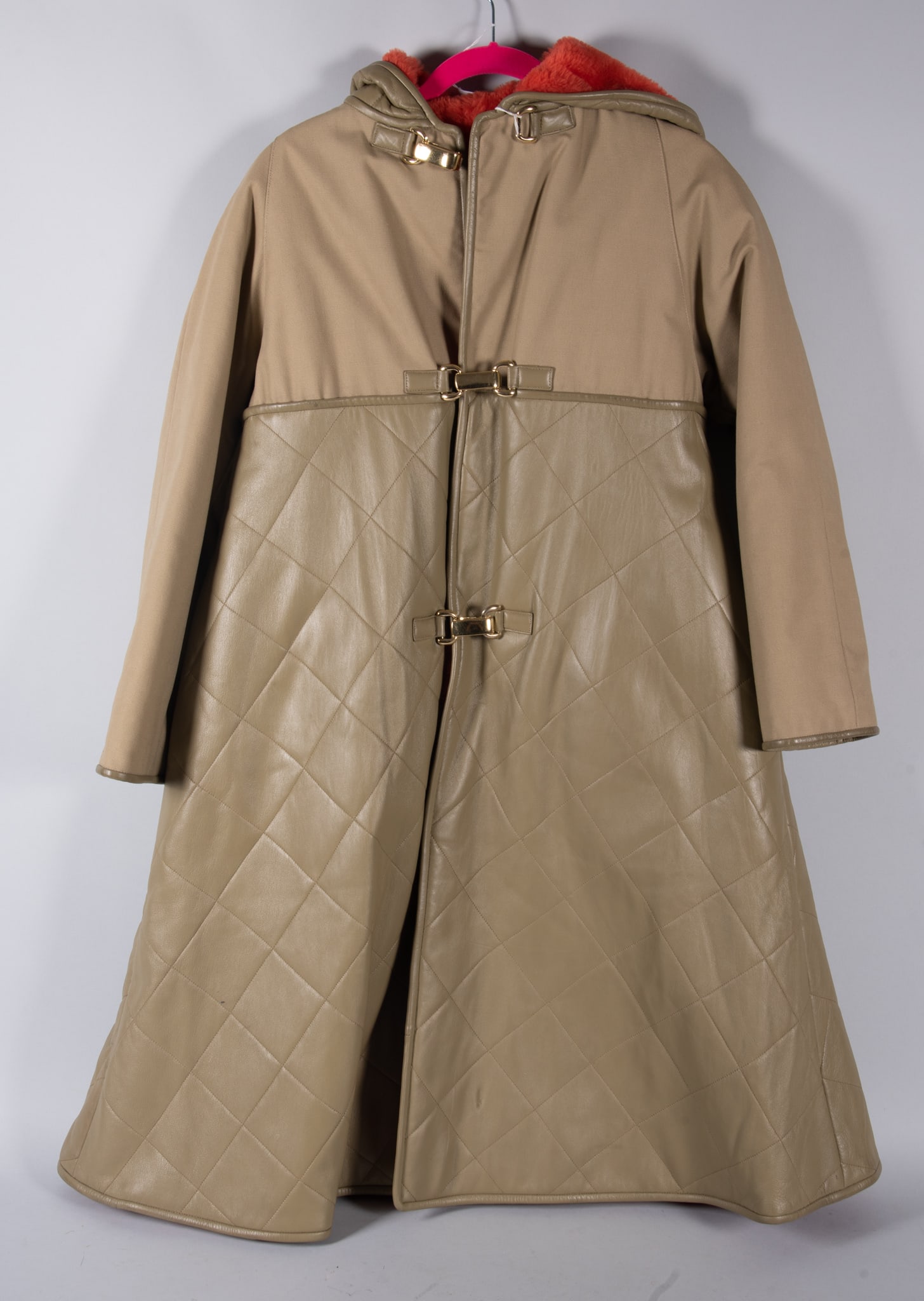 Bonnie Cashin, Canvas and Leather Coat (1 of 3)