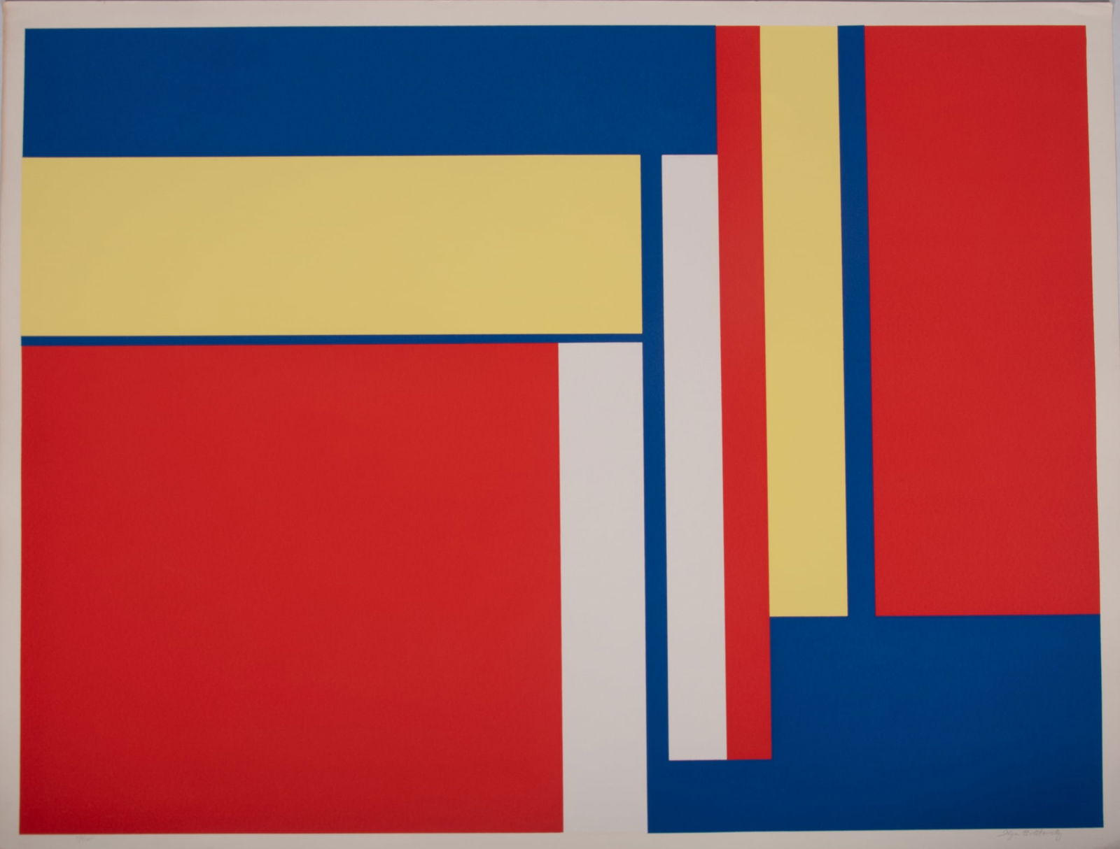 Ilya Bolotowsky, Russian/American (1907-1981), Series 3, silkscreen, ed. 117/125 (1 of 5)