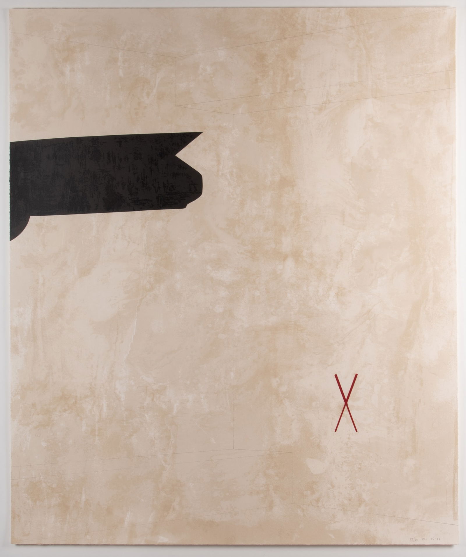 Robert Moskowitz, New York (b. 1935), Cadillac Chopsticks, 1985-86, lithograph, linocut, (1 of 5)