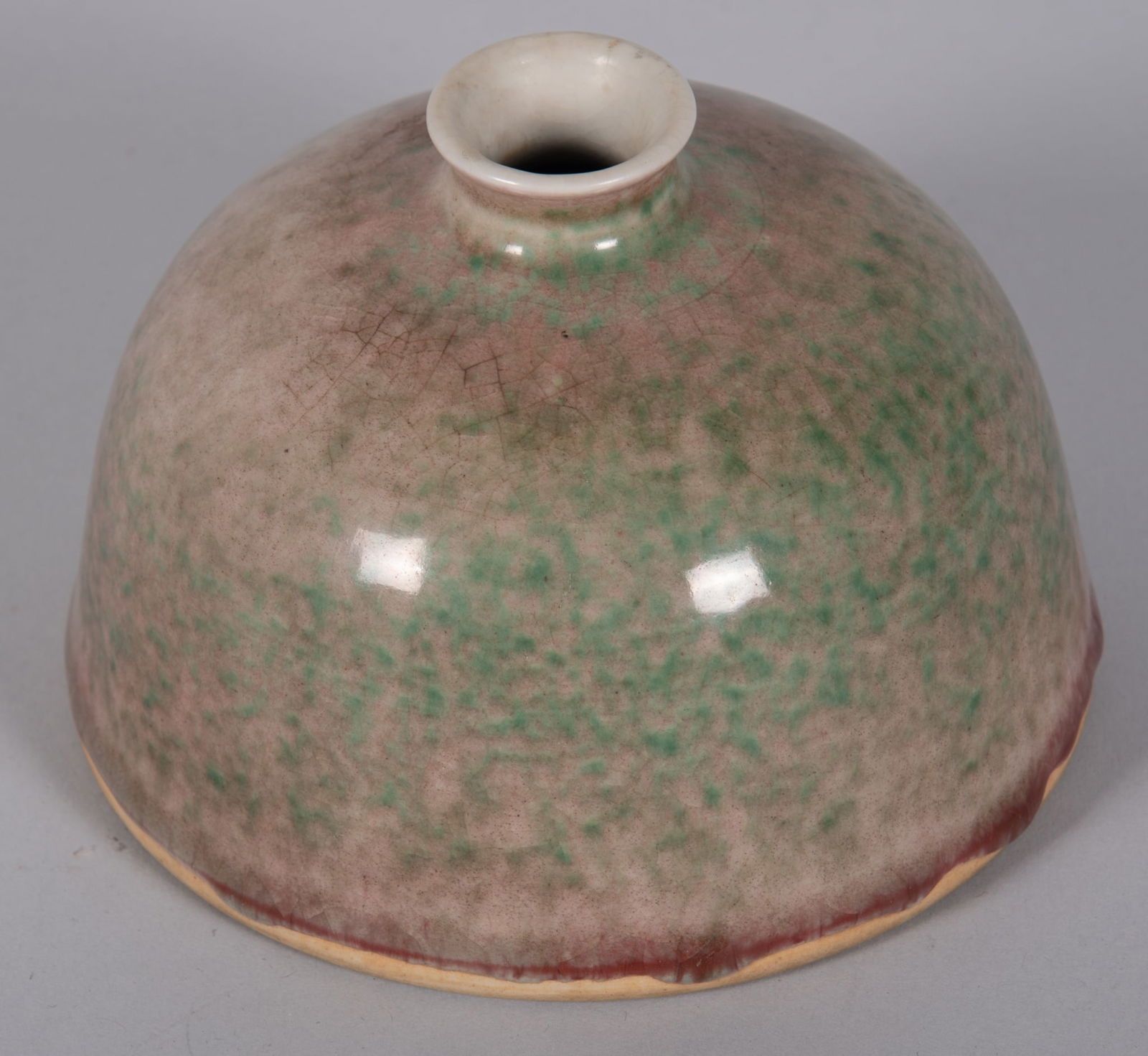 An Antique Chinese Peachbloom Glaze Beehive Water Pot (1 of 5)