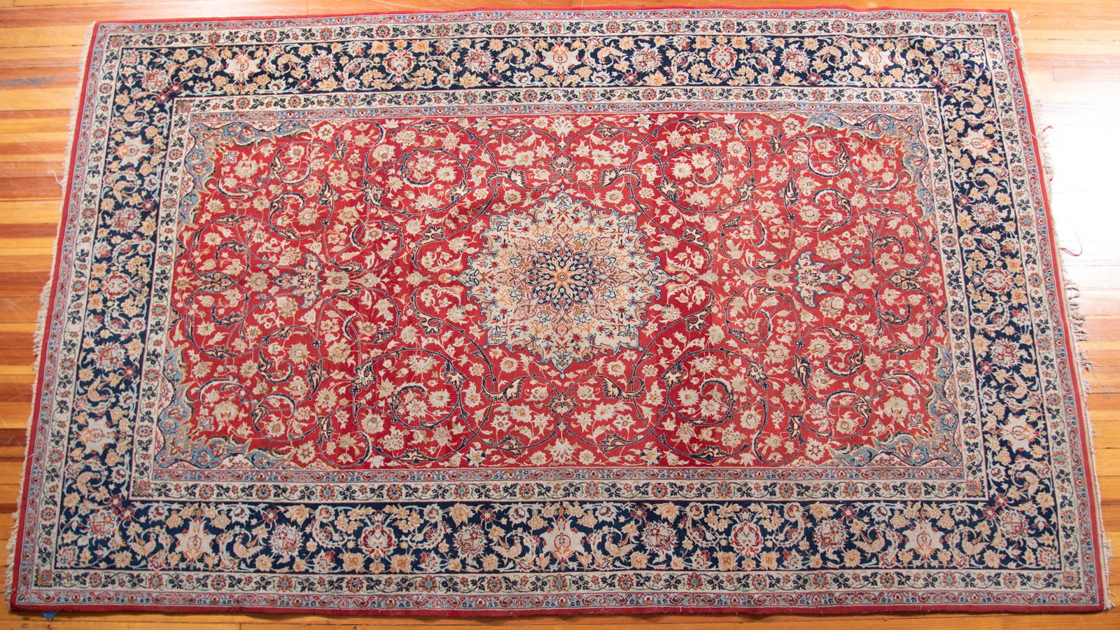 Handwoven Persian Kashan Area Rug (1 of 3)