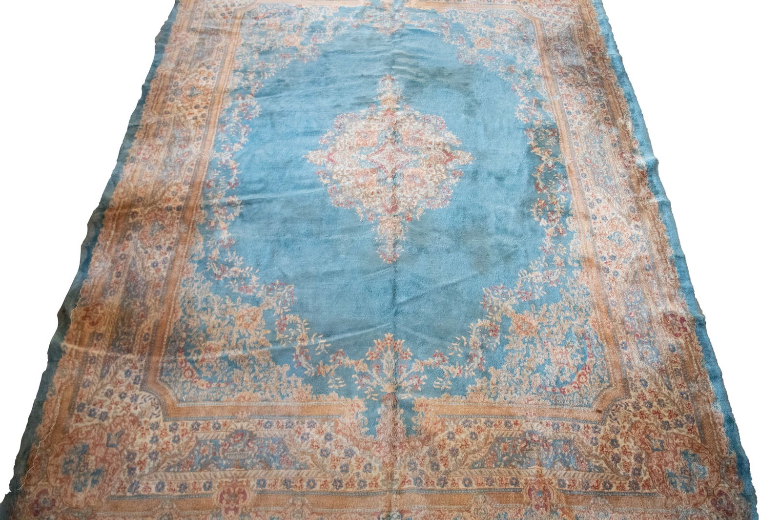 Persian Kerman Room Rug, Signed (1 of 3)