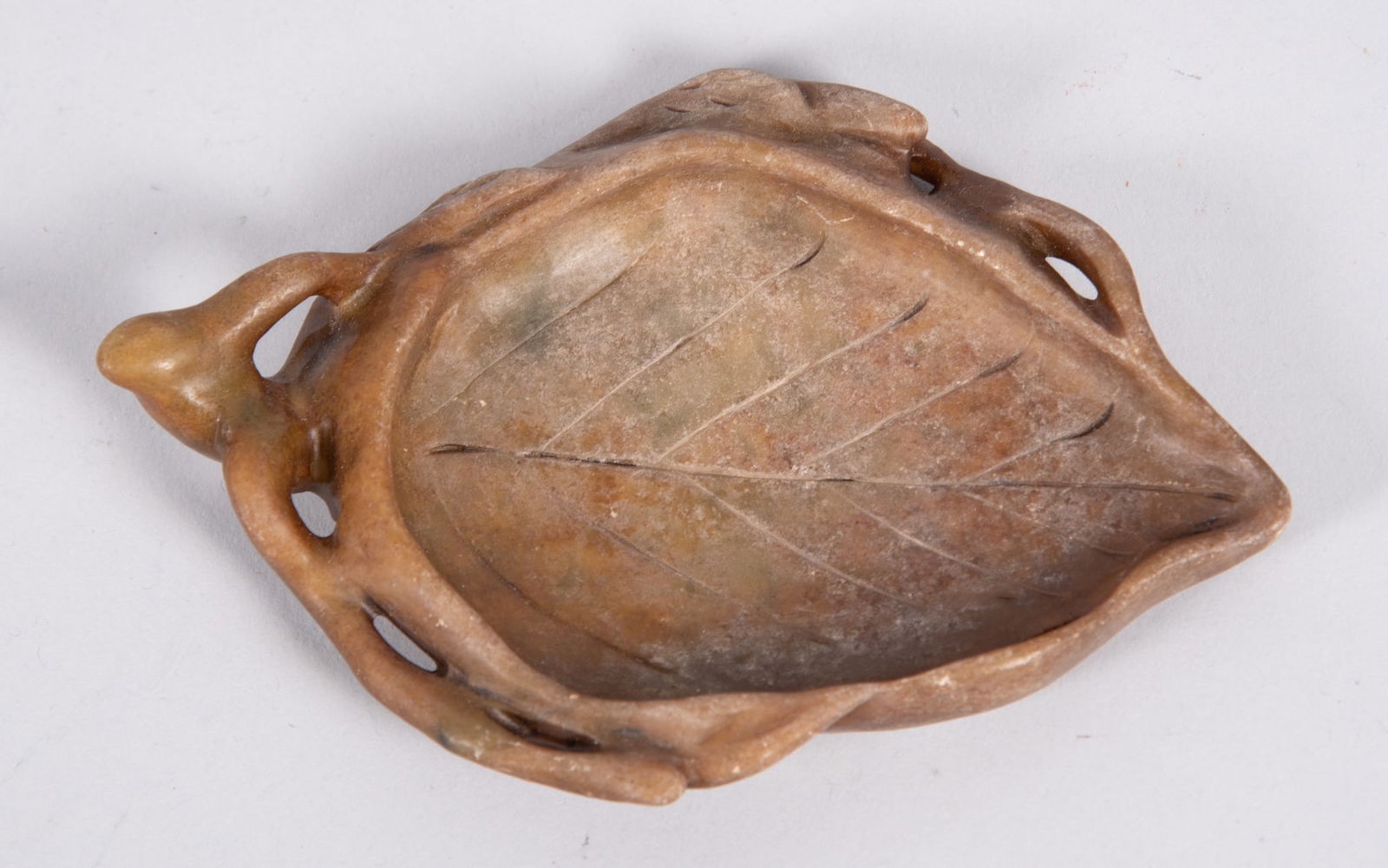 A Chinese Carved Hardstone Brush Wash Pot (1 of 4)