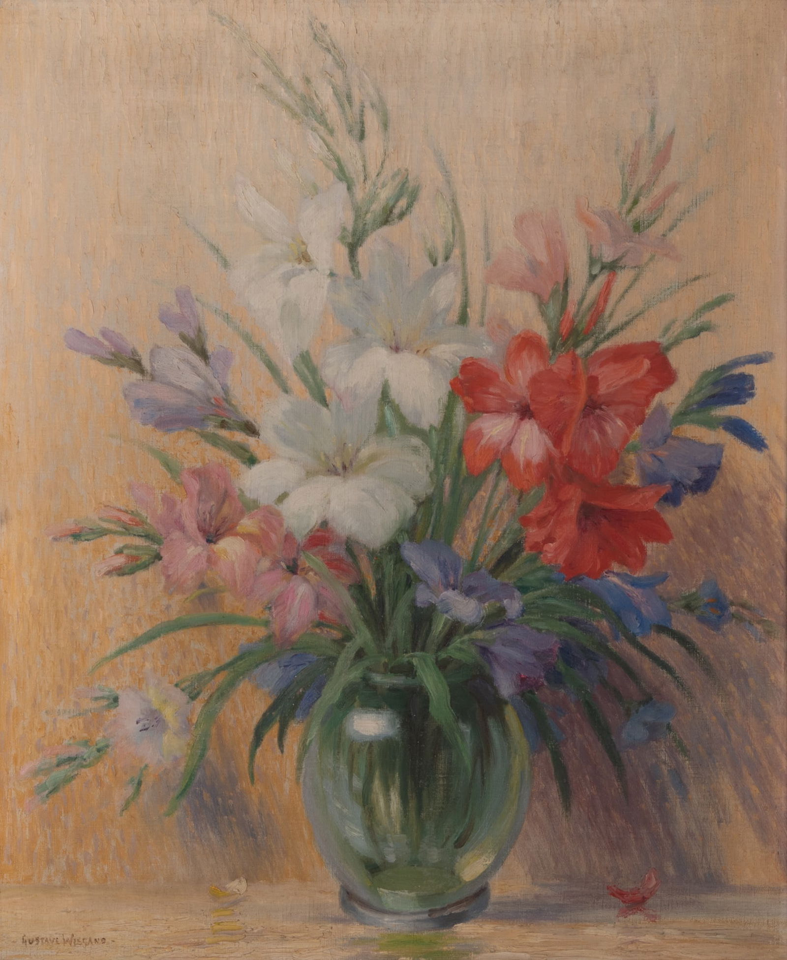 Gustave Adolph Wiegand, New York / Germany 1870-1957, Floral Still Life, oil on canvas (1 of 6)
