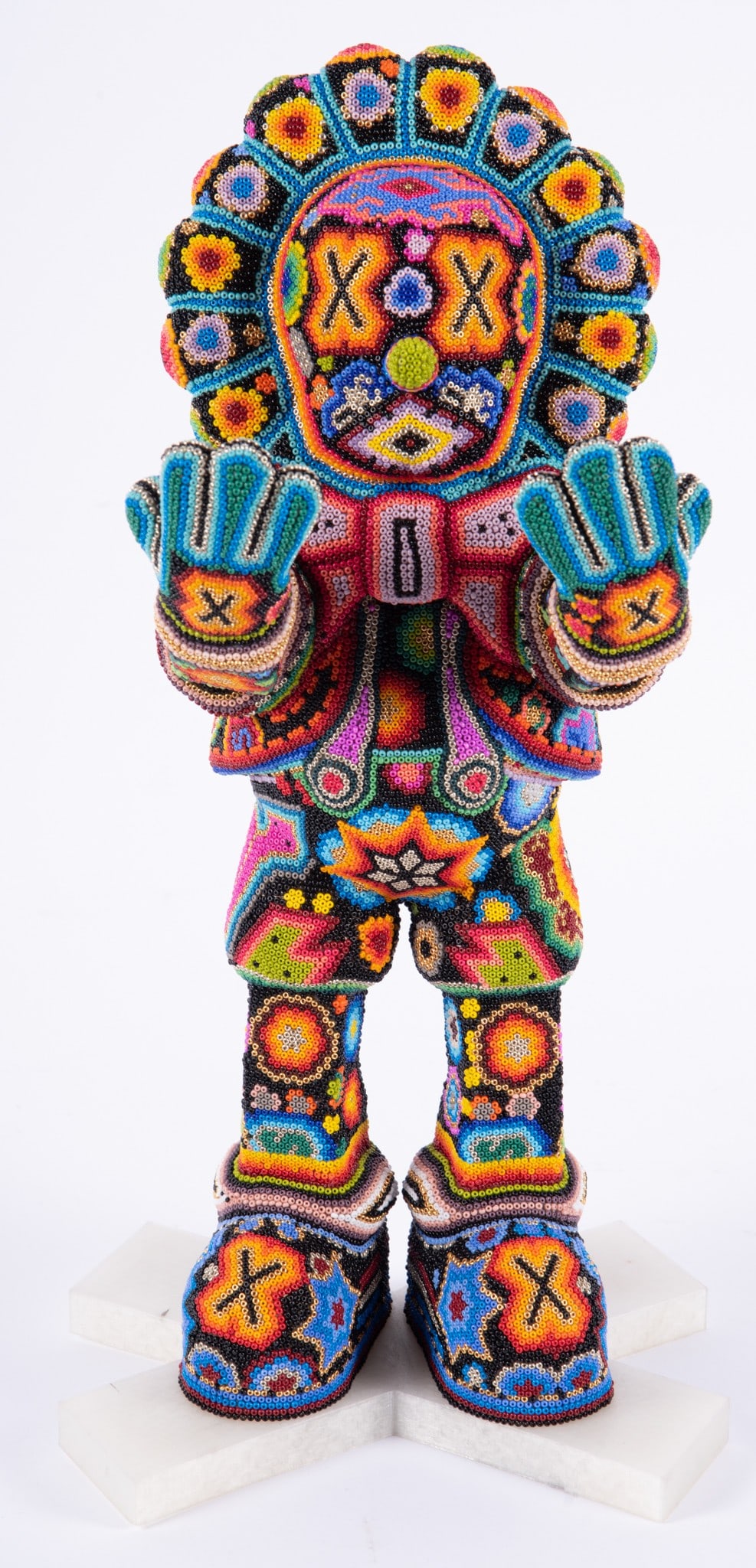 Rick Wolfryd (CHROMA), California, Mexico (1953 -), Pinocchio Salute Mini, vinyl sculpture with (1 of 4)