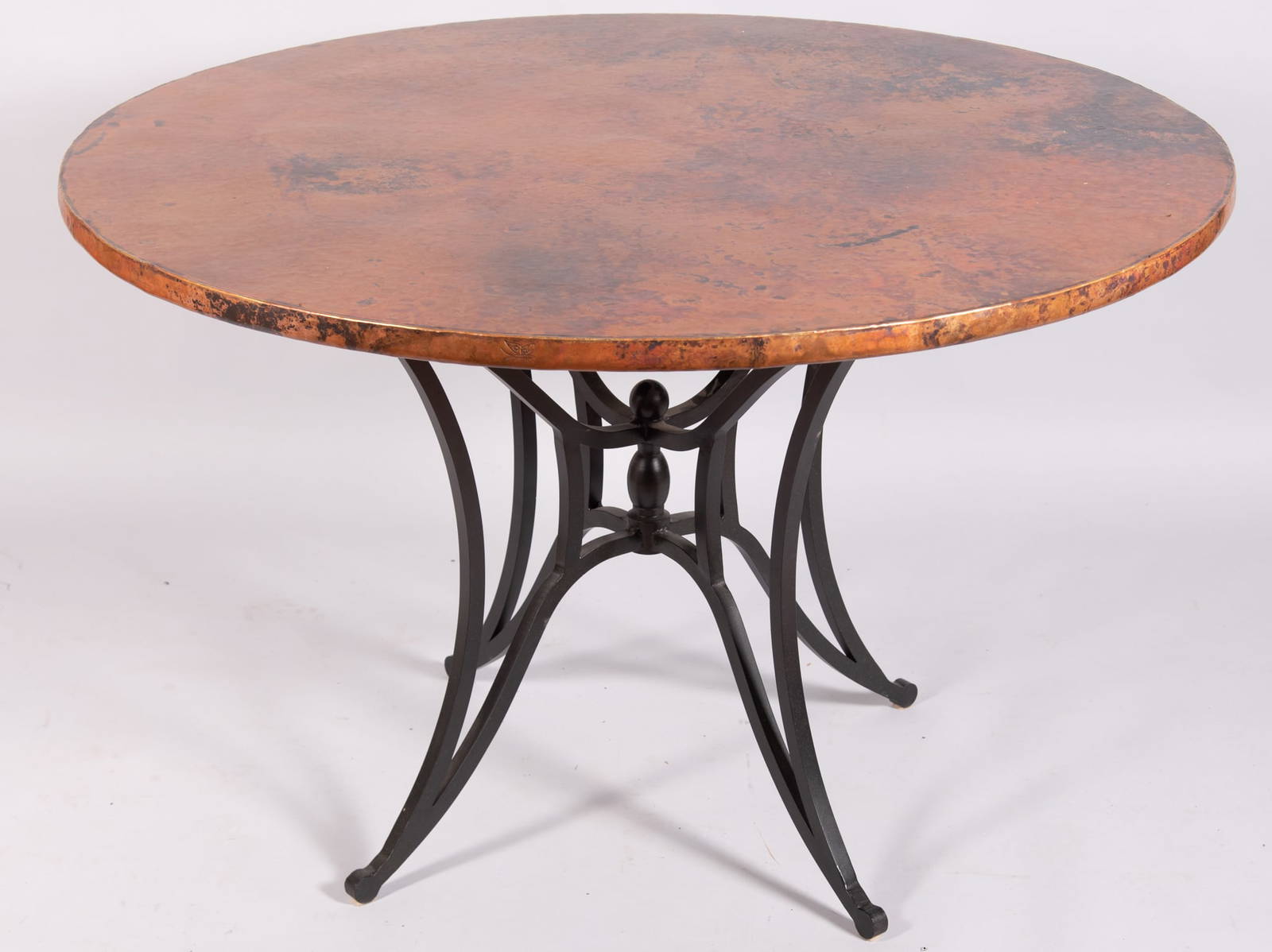 Arhaus Copper Top Dining Table Auction