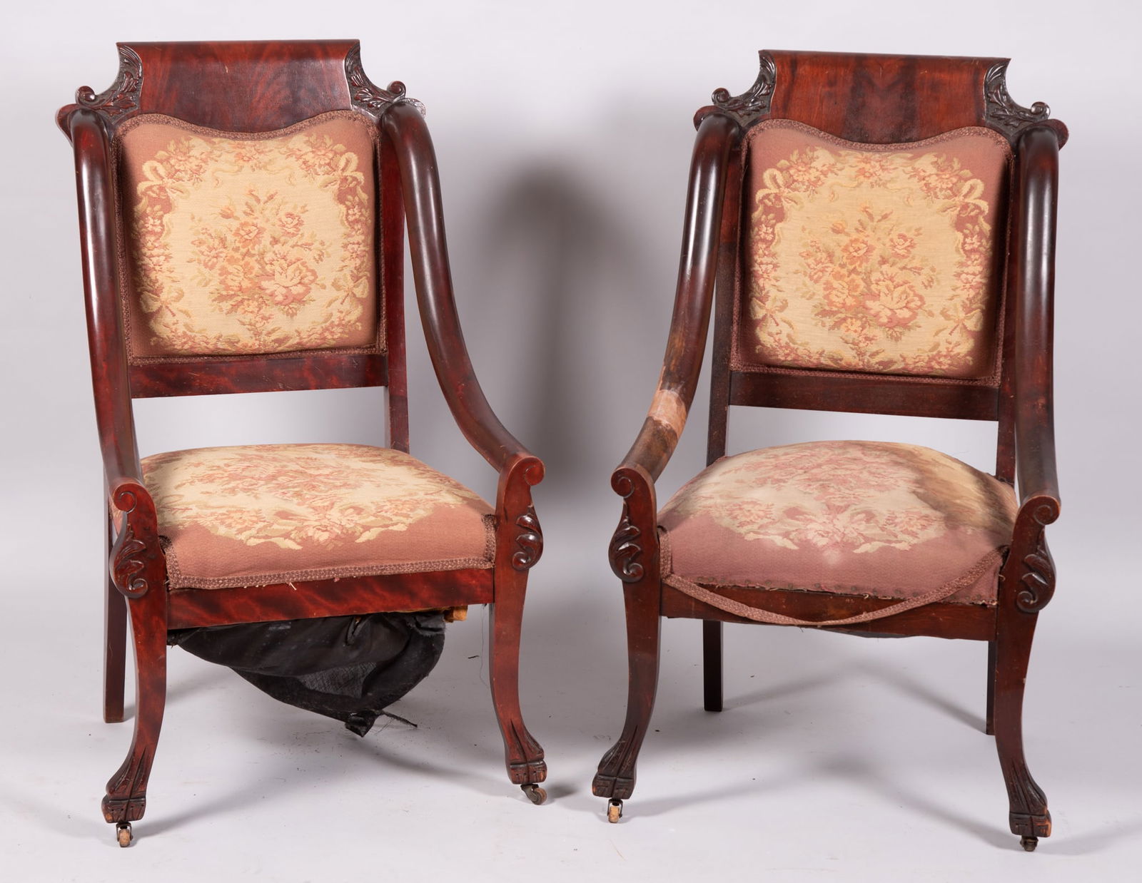 Pair Of Empire Style Arm Chairs (1 of 4)