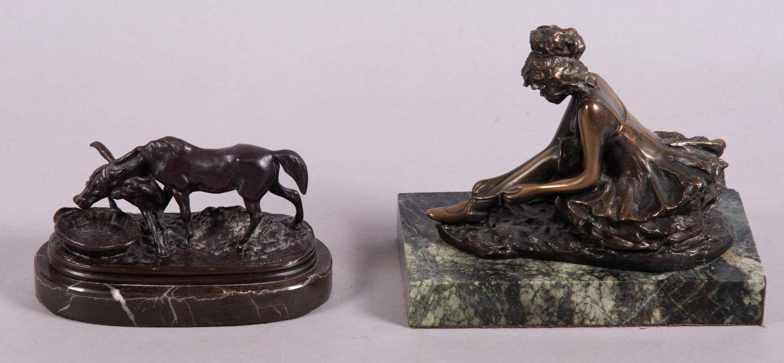 Two Bronze Sculptures by Morante and Mene (1 of 5)
