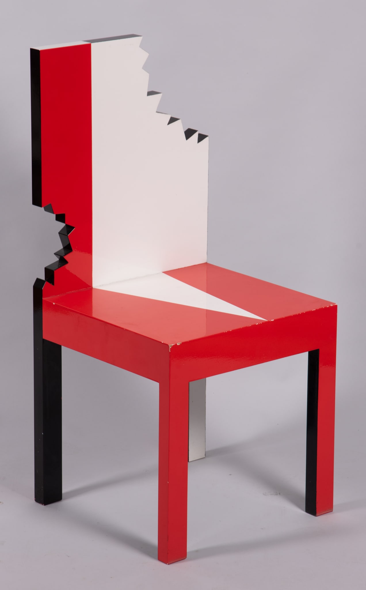 Pierre Sala, France (1948-1989), Piranha Chair, 1983, lacquered wood, ed. 116/250 (1 of 5)