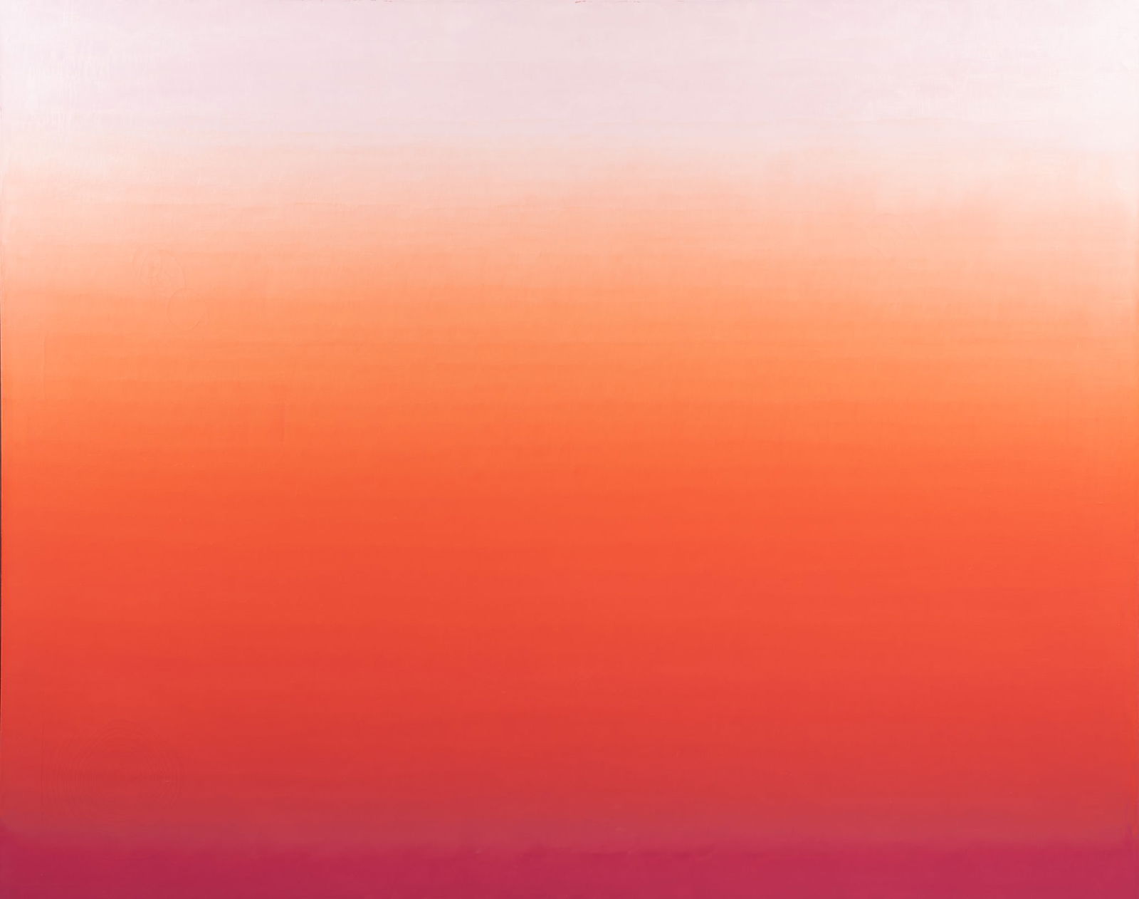 George Chaplin, American (b. 1931), Variation on Red Genesis #1, 1990, oil on canvas (1 of 6)