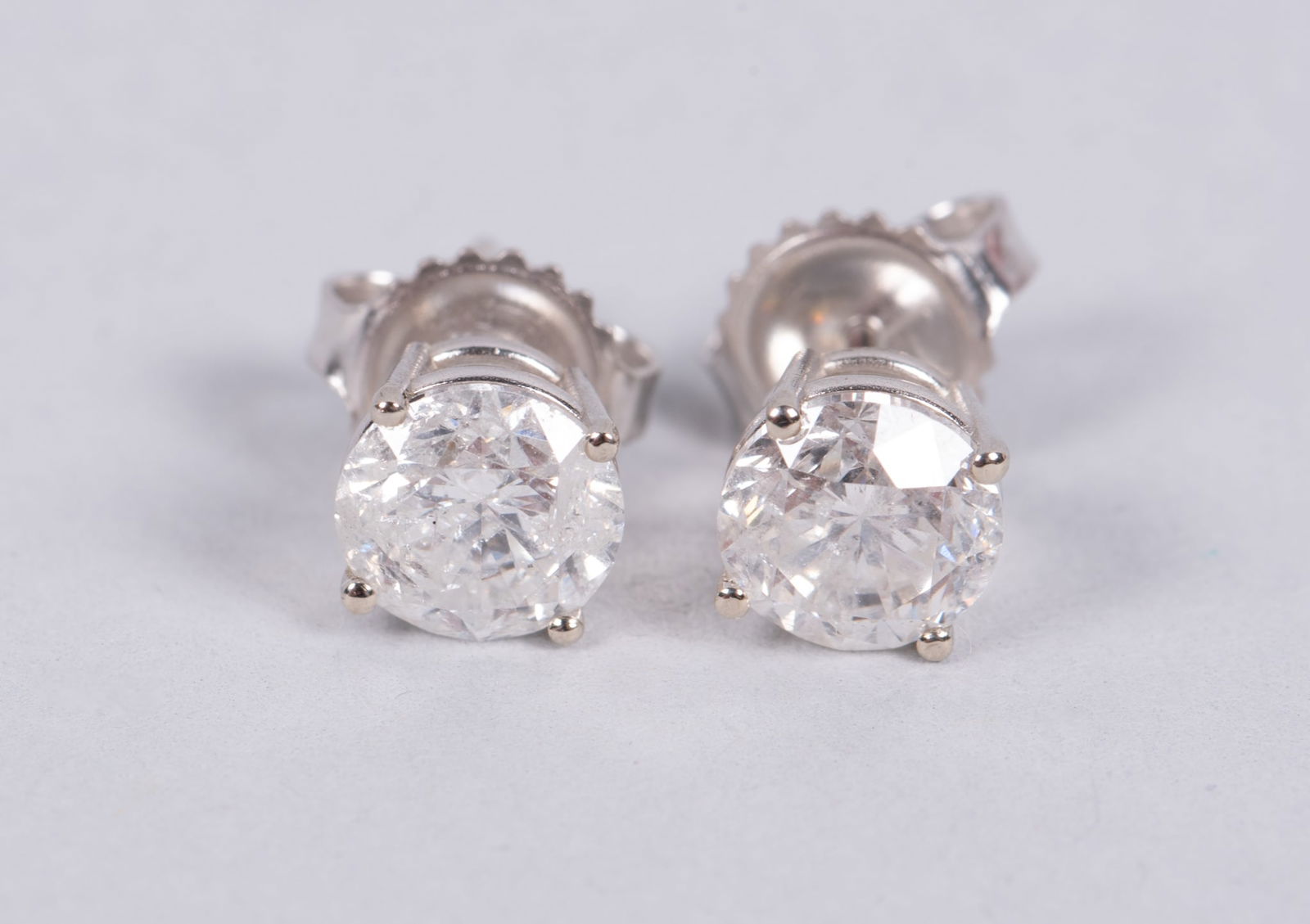 14k Diamond Stud Earrings (1 of 3)