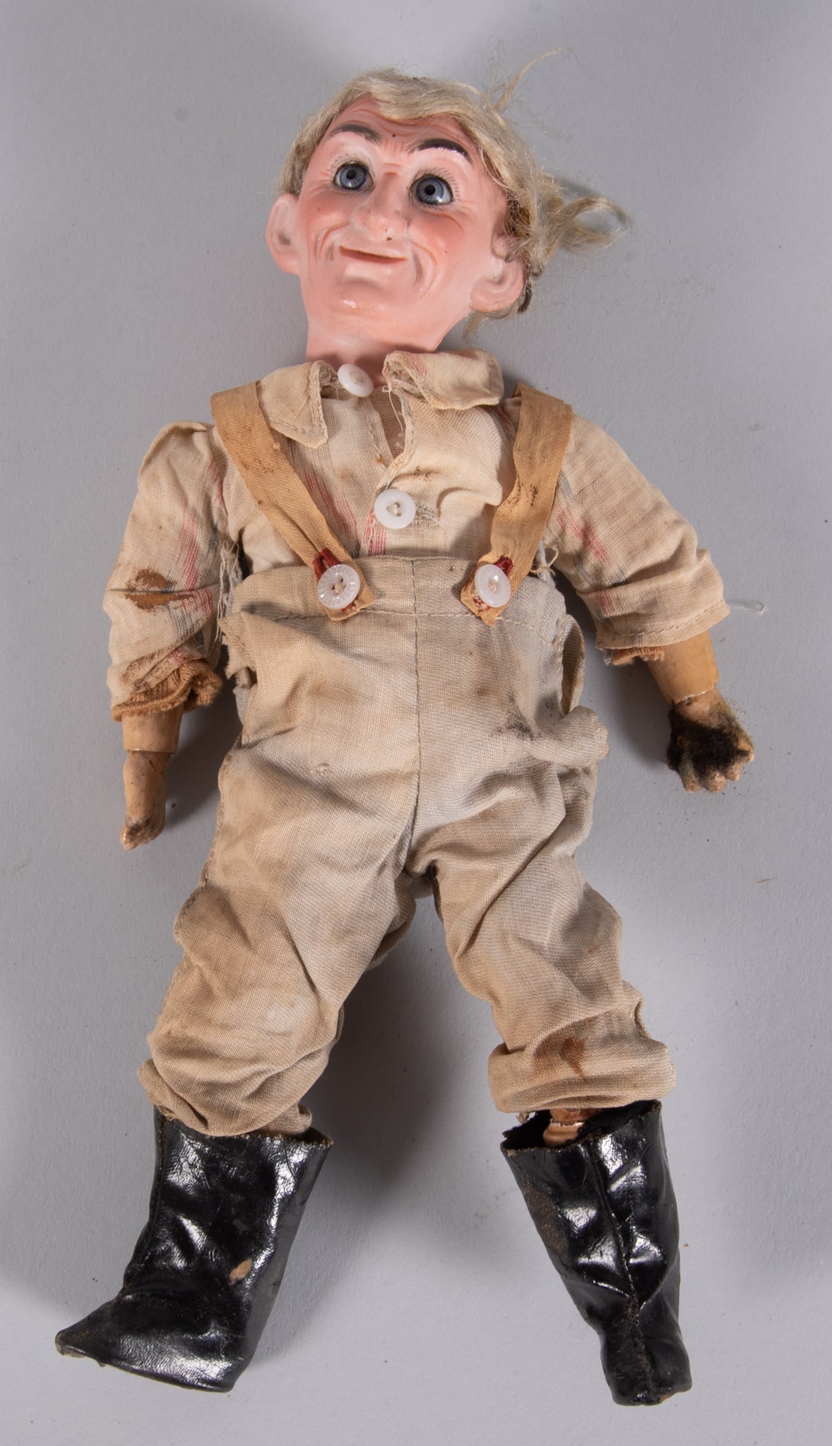 A Rare Antique German Bisque Doll, "Uncle Sam" by Cuno and Otto Dressel (1 of 4)
