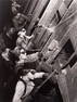 Margaret Bourke-White, American (1904-1971), Female Factory Workers, WWII, black and white