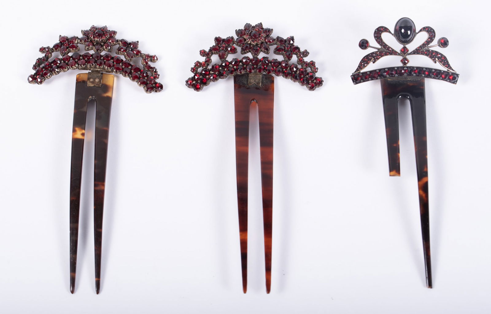 Victorian Garnet Hair Ornaments (1 of 3)