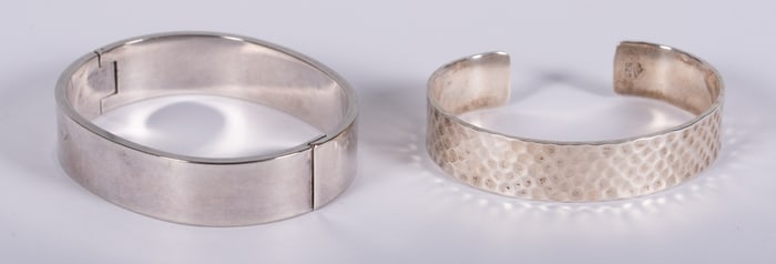 Sterling Bangle & Sterling Cuff