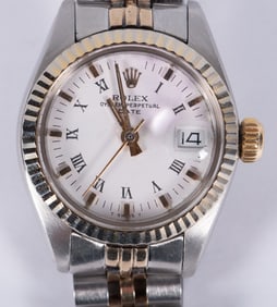 Rolex Oyster Perpetual Date Ladies Wristwatch, Circa 1979