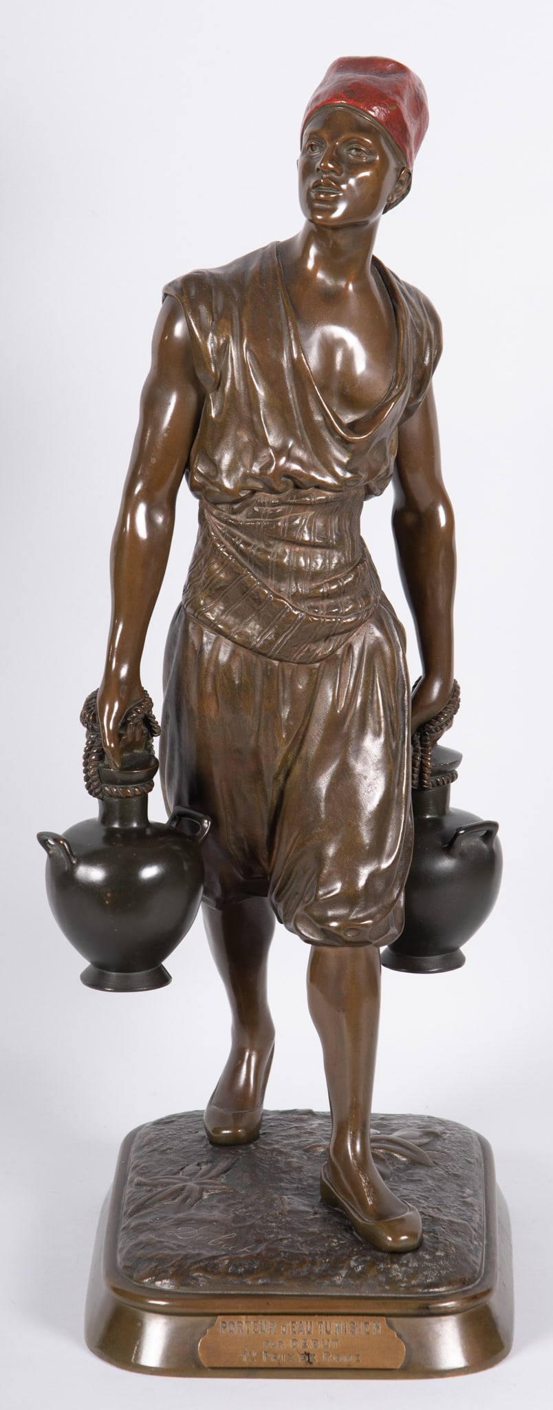 A Fine Orientalist French Bronze, the Water Carrier after Debut (1 of 5)