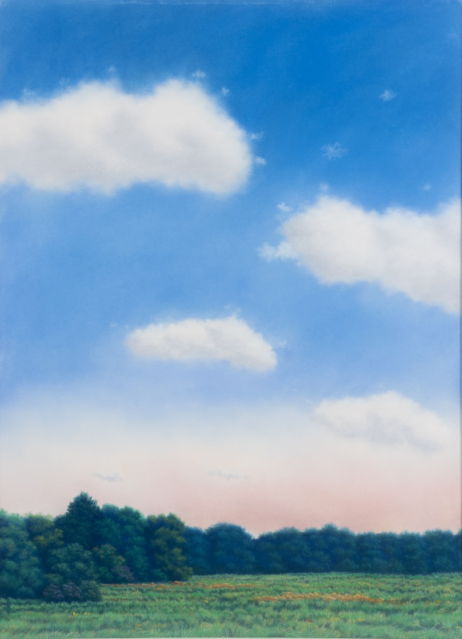 Anthony J. Petchkis, Massachusetts/Connecticut (b. 1955), Untitled landscape, 1989, pastel on paper (1 of 5)