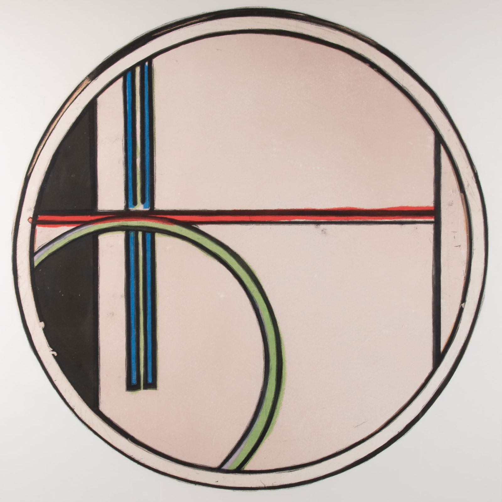 Bertrand Lavier, France (b. 1949), Untitled Modern Painting #1, 1987, color aquatint with spit bite: Bertrand LavierFrance, (b. 1949)Untitled Modern Painting #1, 1987color aquatint with spit bite aquatint and soft ground etching on wove papersigned and titled in pencil lower margin, framed.37 1/2 x 3