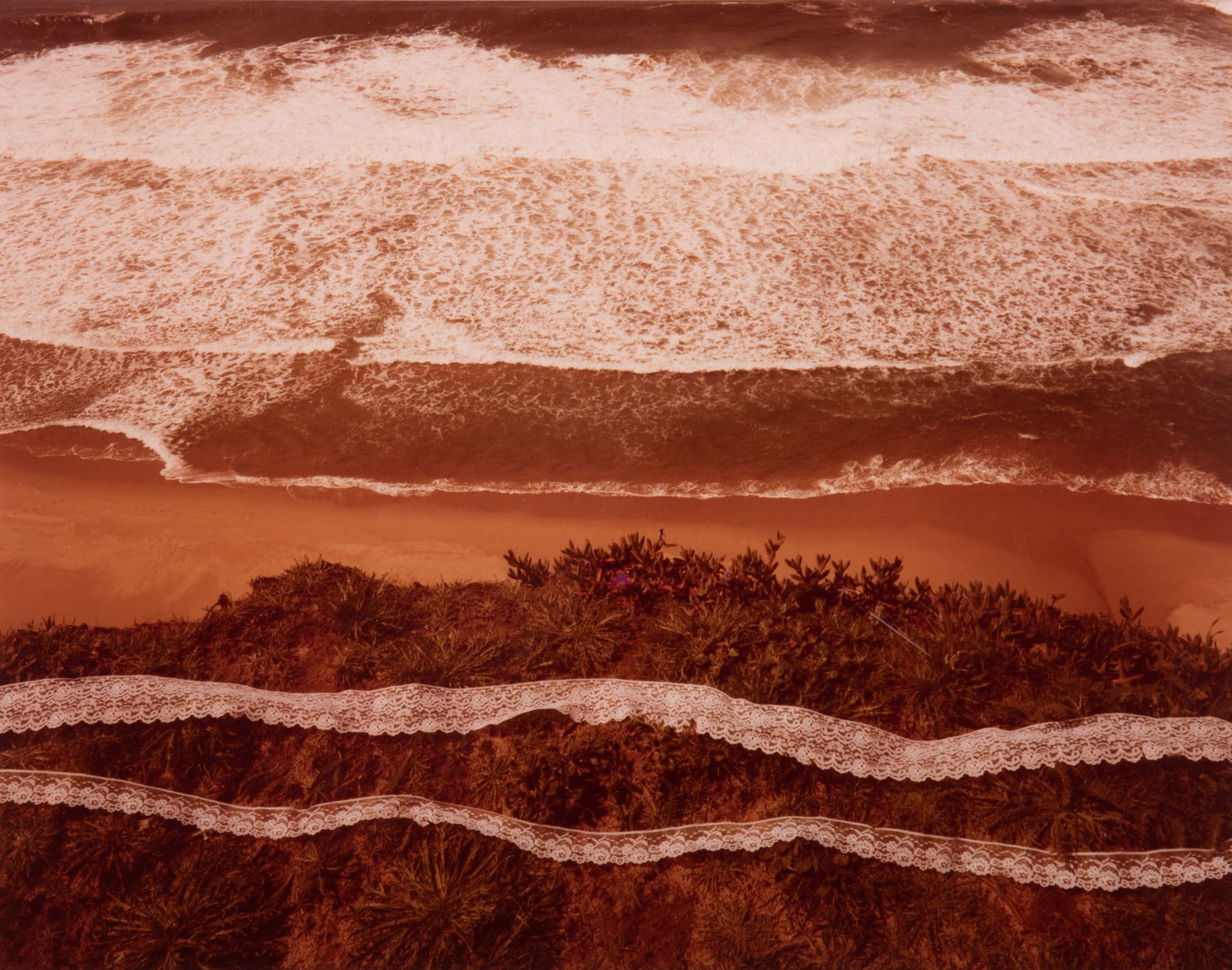 John Pfahl, (b. 1939), Wave Lace (from 'Altered Landscapes'), 1978, C-print (1 of 4)