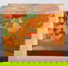Dub Brock, Louisiana (b. 1950), Cube, wooden cube painted with street scenes and figures