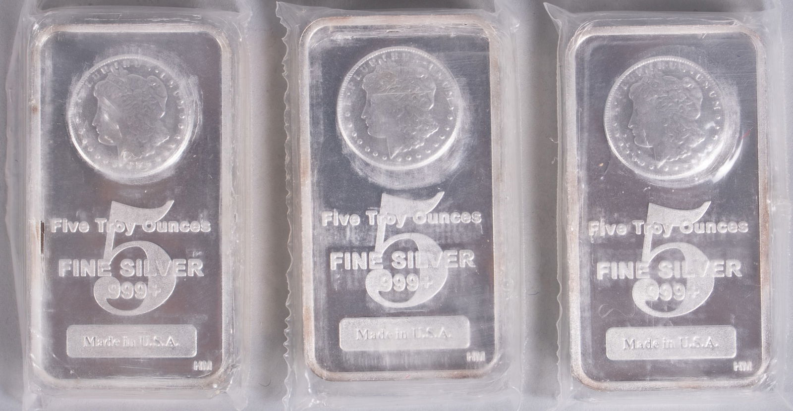 3 5-Ounce Silver bars (1 of 2)