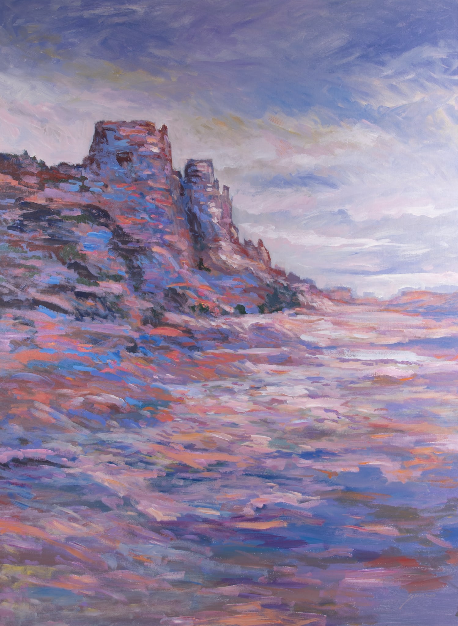 Michael Schofield, Tennessee/California (b. 1947), Southwest Canyon Landscape, oil on canvas (1 of 5)