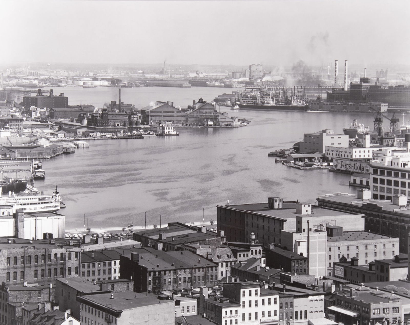A. Aubrey Bodine, Maryland (1906-1970), Baltimore Harbor, circa 1950, gelatin silver print (1 of 5)