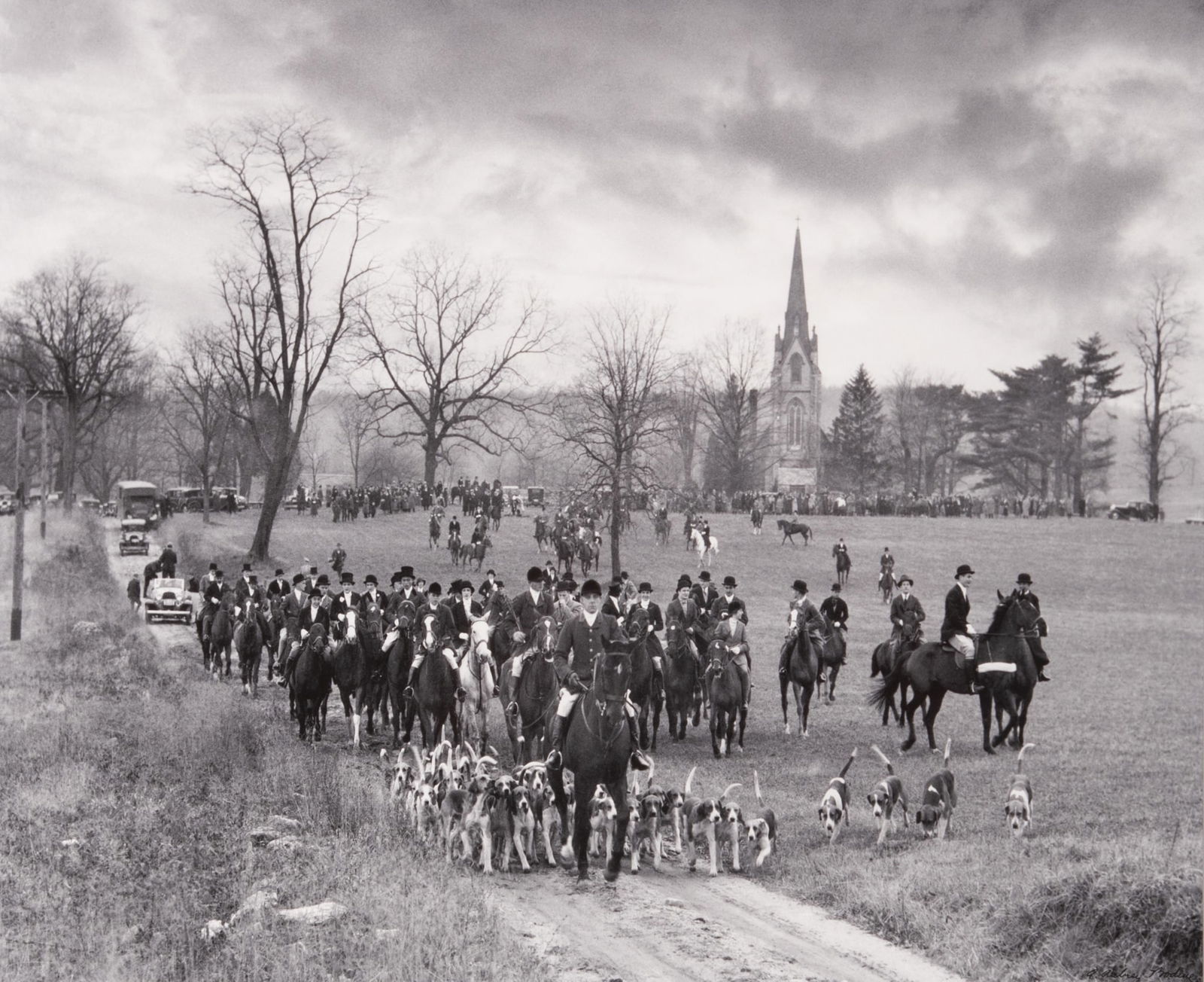 A. Aubrey Bodine, Maryland (1906-1970), Hunting the Fox, circa 1935, gelatin silver print (1 of 4)