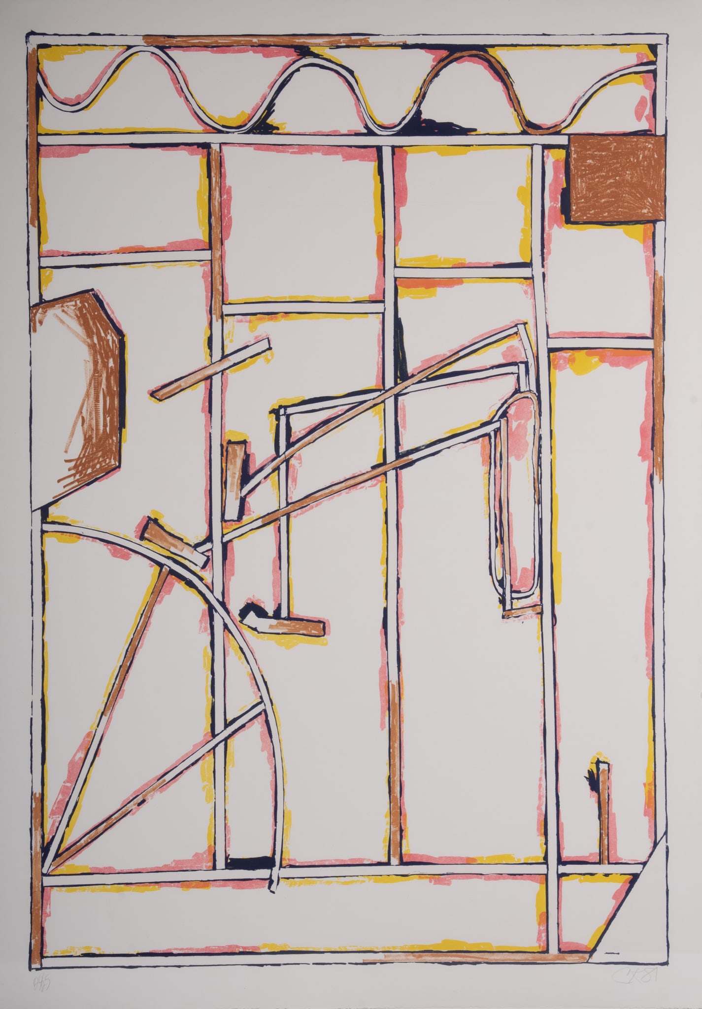 Craig Kauffman, American (1932-2010), Untitled, 1980, lithograph, ed. 20/15 (1 of 5)