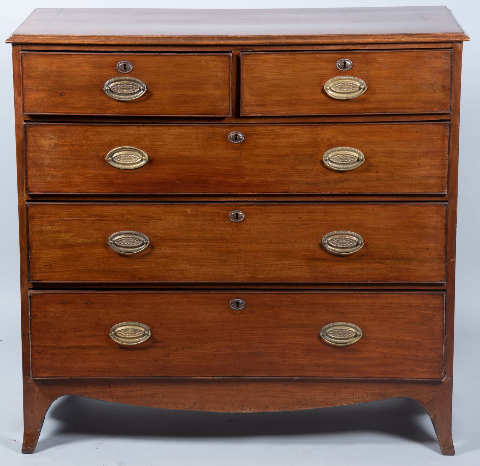 Antique English Georgian Chest Of Drawers (1 of 4)