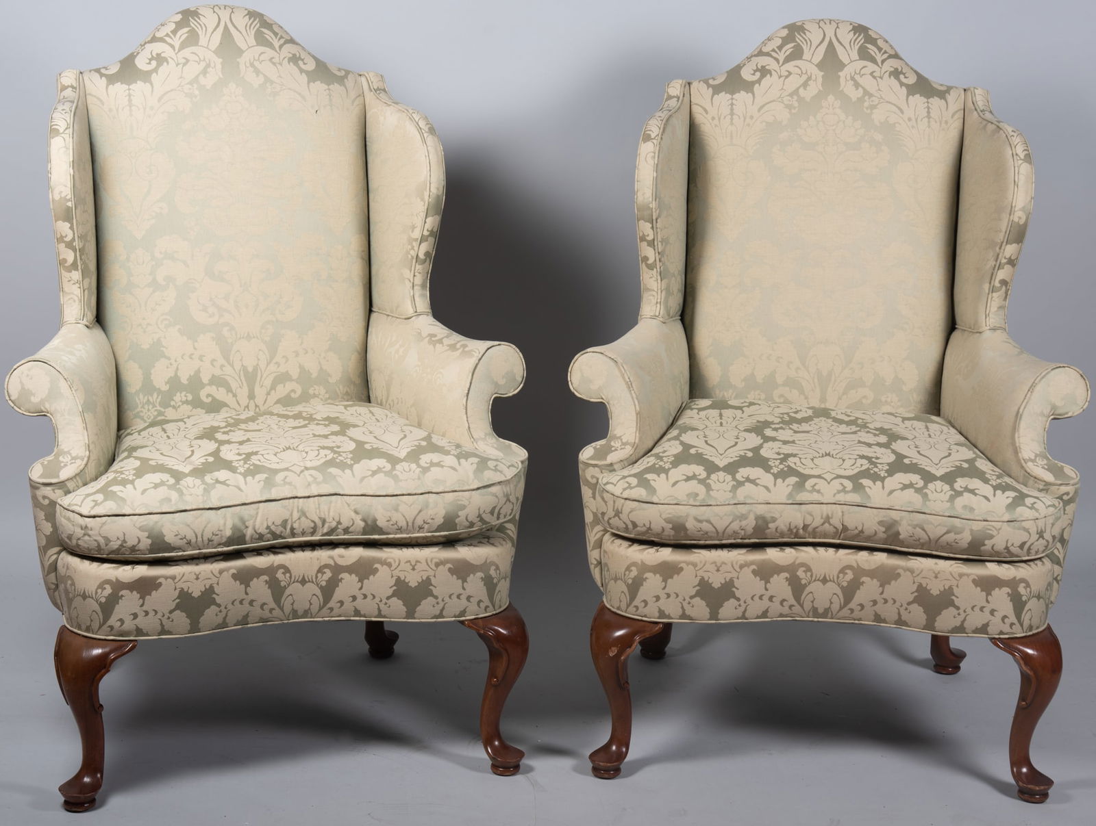 Southwood Furniture Company, Pair Of Georgian Style Wing Back Arm Chairs (1 of 4)