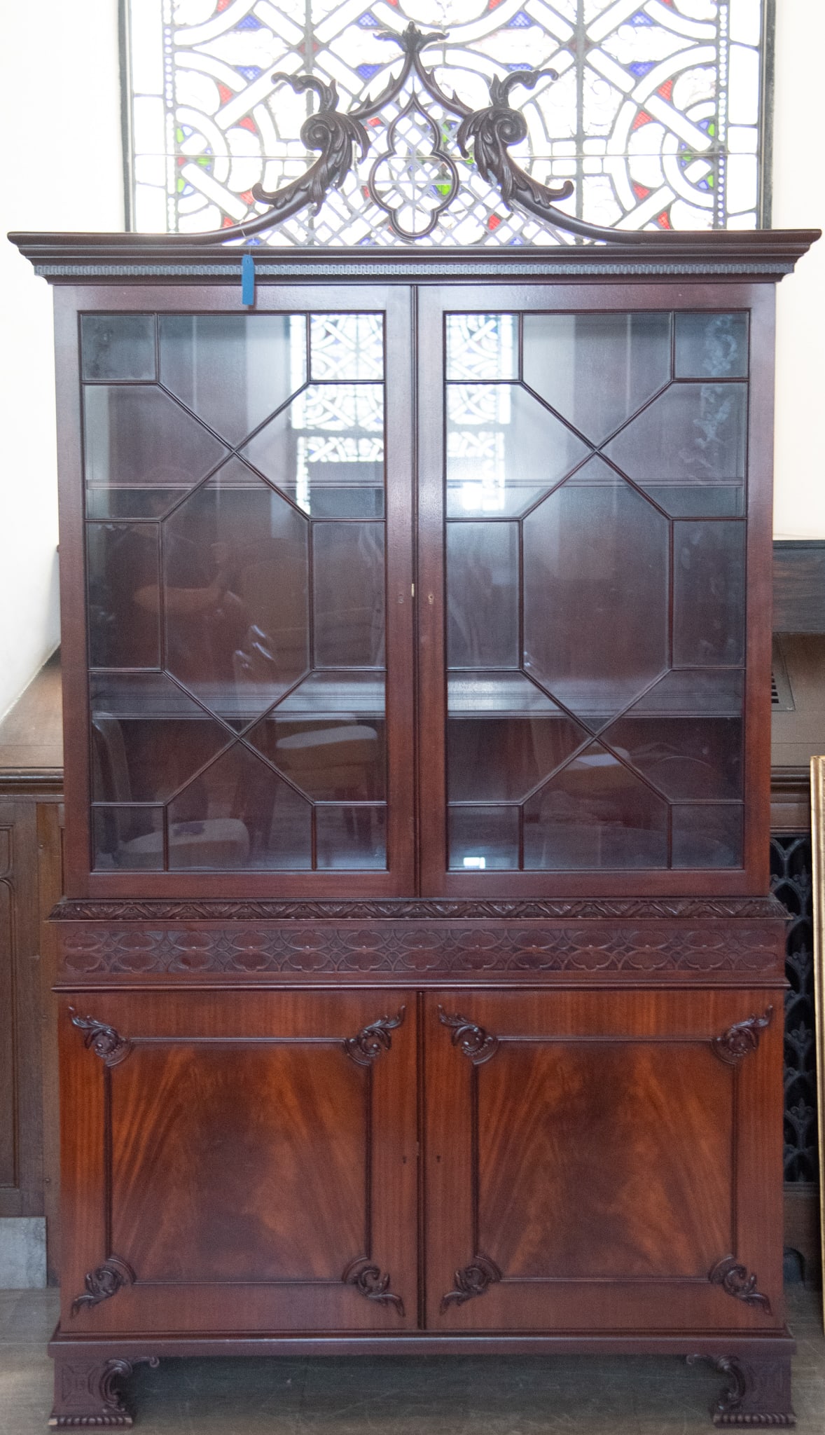 Baker Twentieth Century Mahogany Two Member Bookcase (1 of 3)
