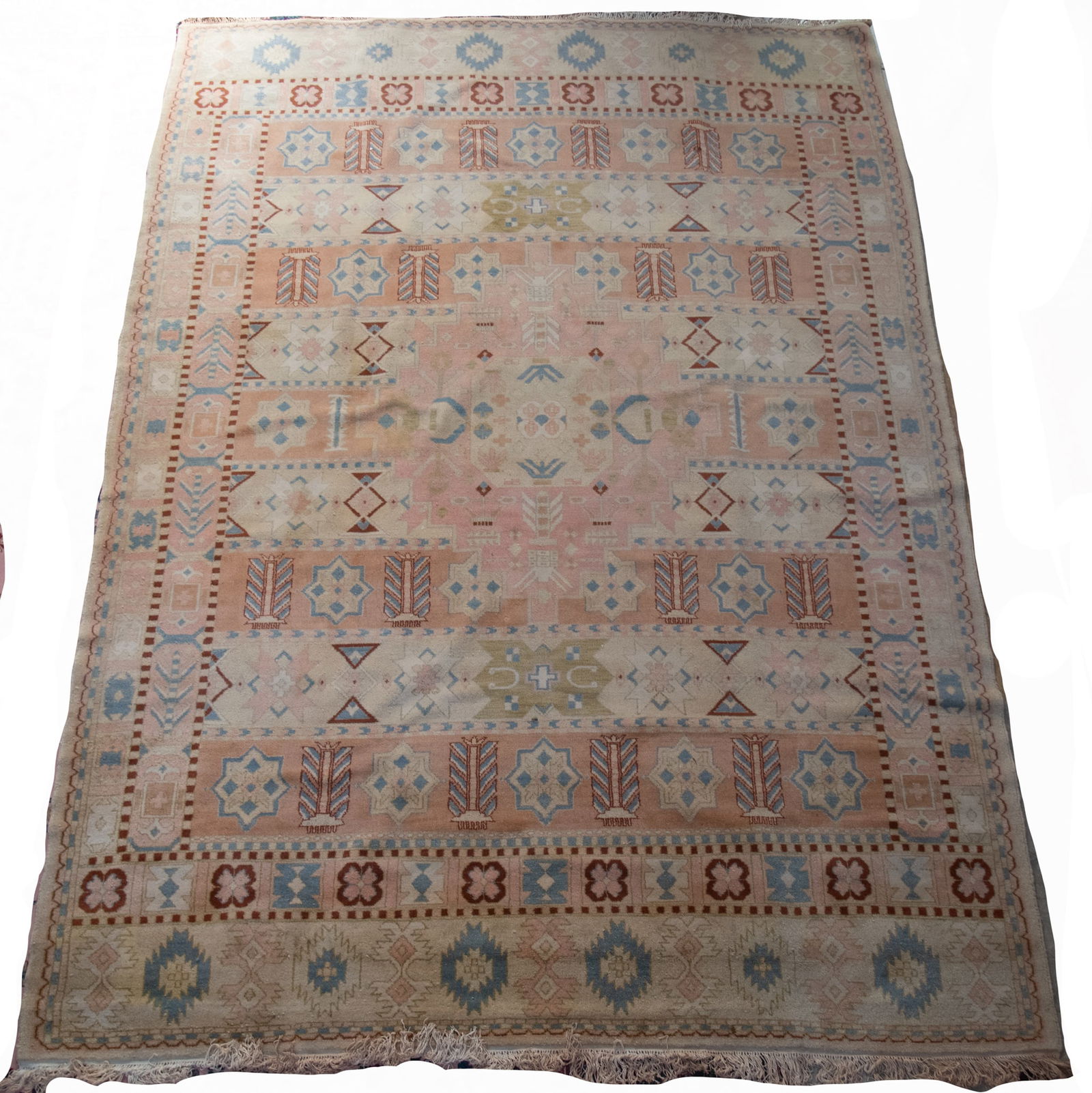 Handwoven Arts And Crafts Design Wool Room Rug (1 of 3)