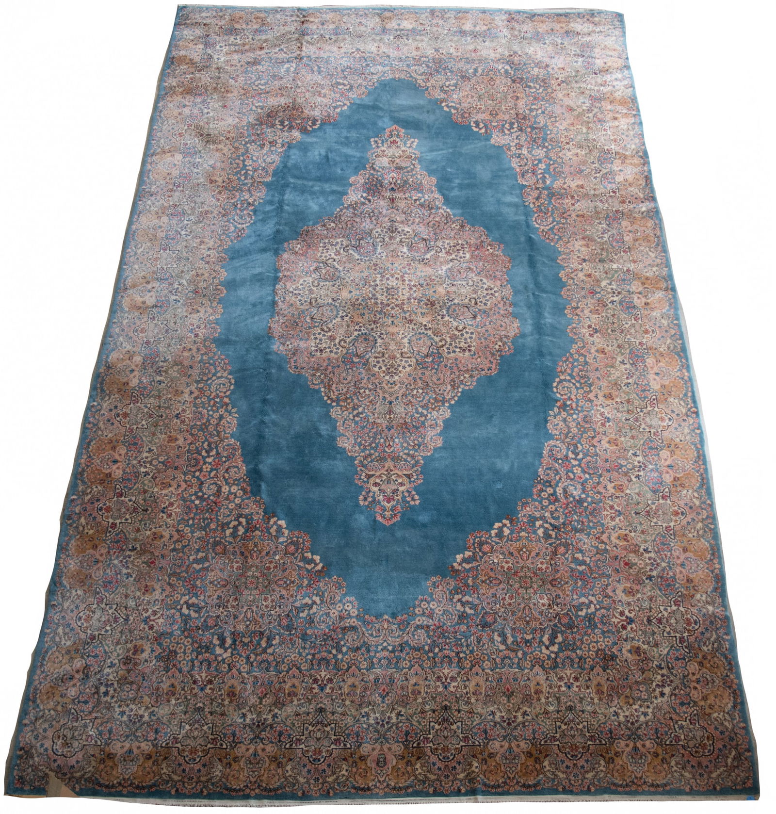 Handwoven Persian Kerman Palace Carpet (1 of 3)