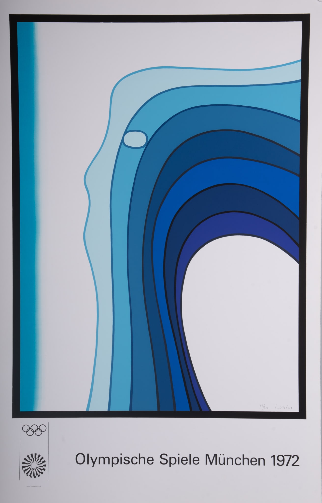 Jan Lenica, Polish (1928-2001), Edition Olympics 1972, screenprint ed 88/200 (1 of 4)