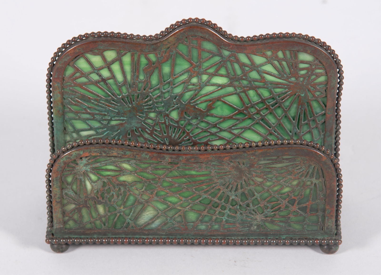 Tiffany Studios Pine Needle Letter Rack (1 of 4)