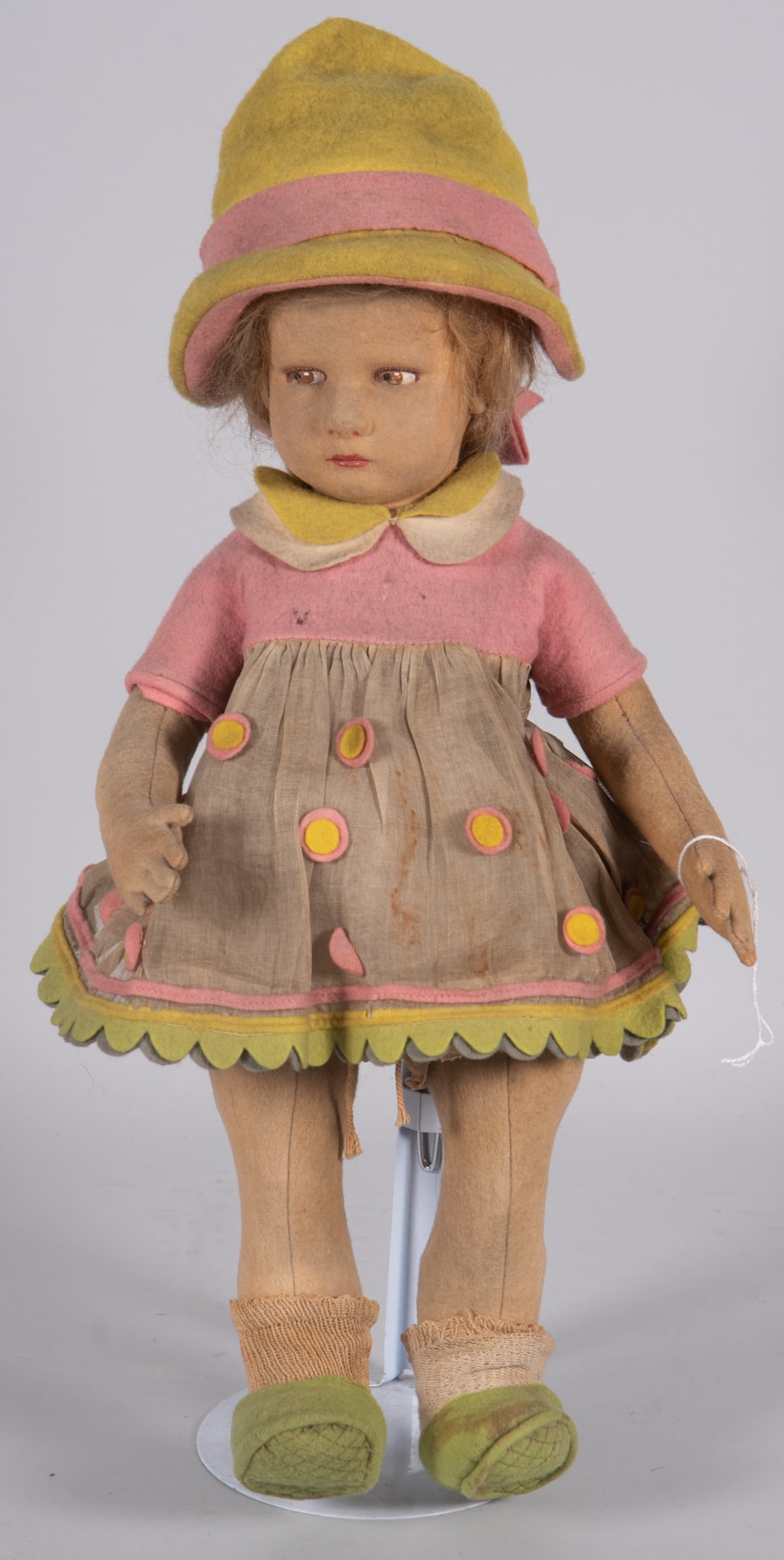 A Vintage Lenci Felt Doll (1 of 3)