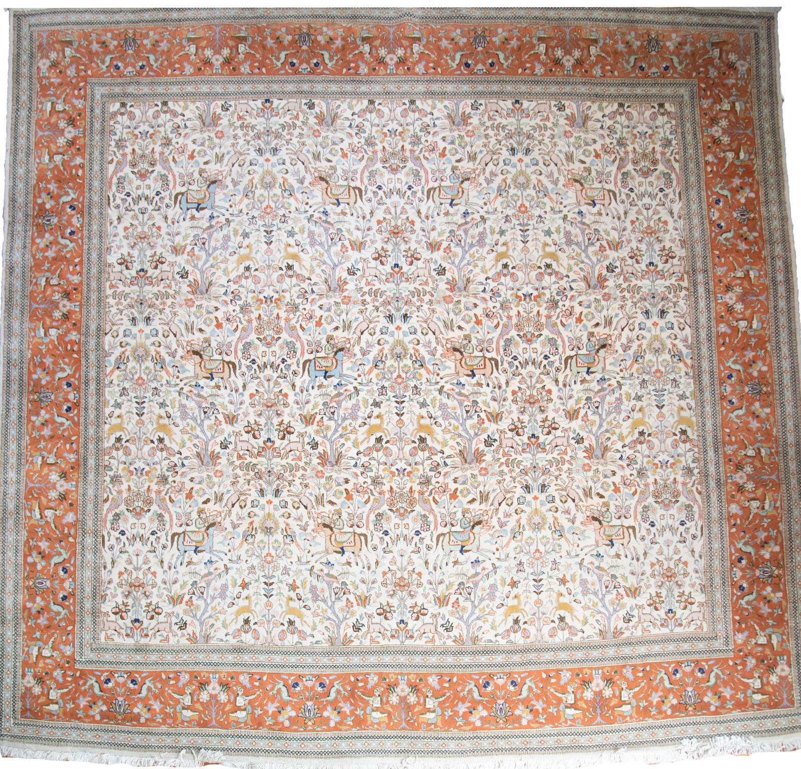 Handwoven Persian Tabriz Room Rug (1 of 5)