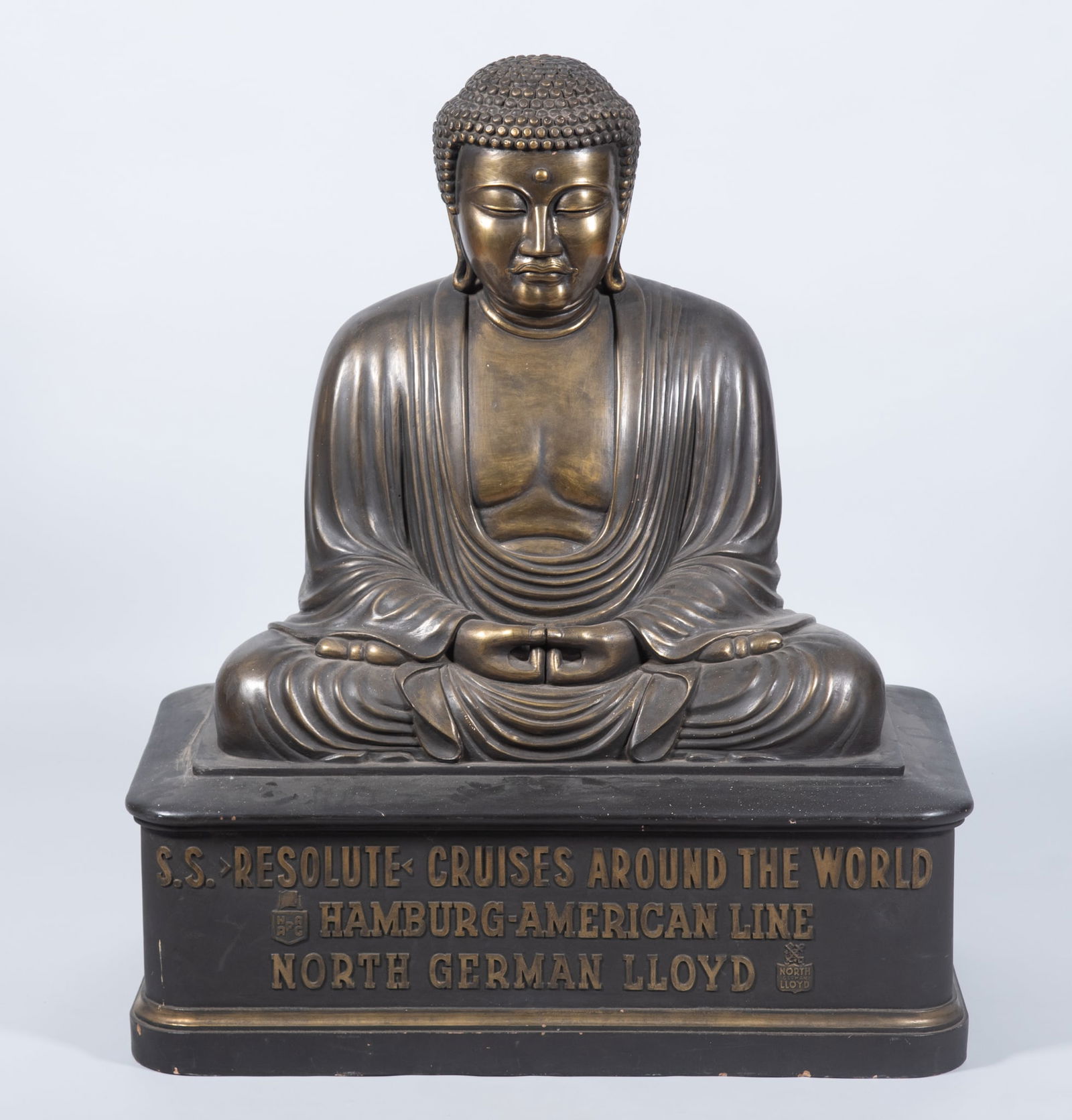 Fiberglass Buddha Statue Advertising North German Lloyd Cruises (1 of 4)