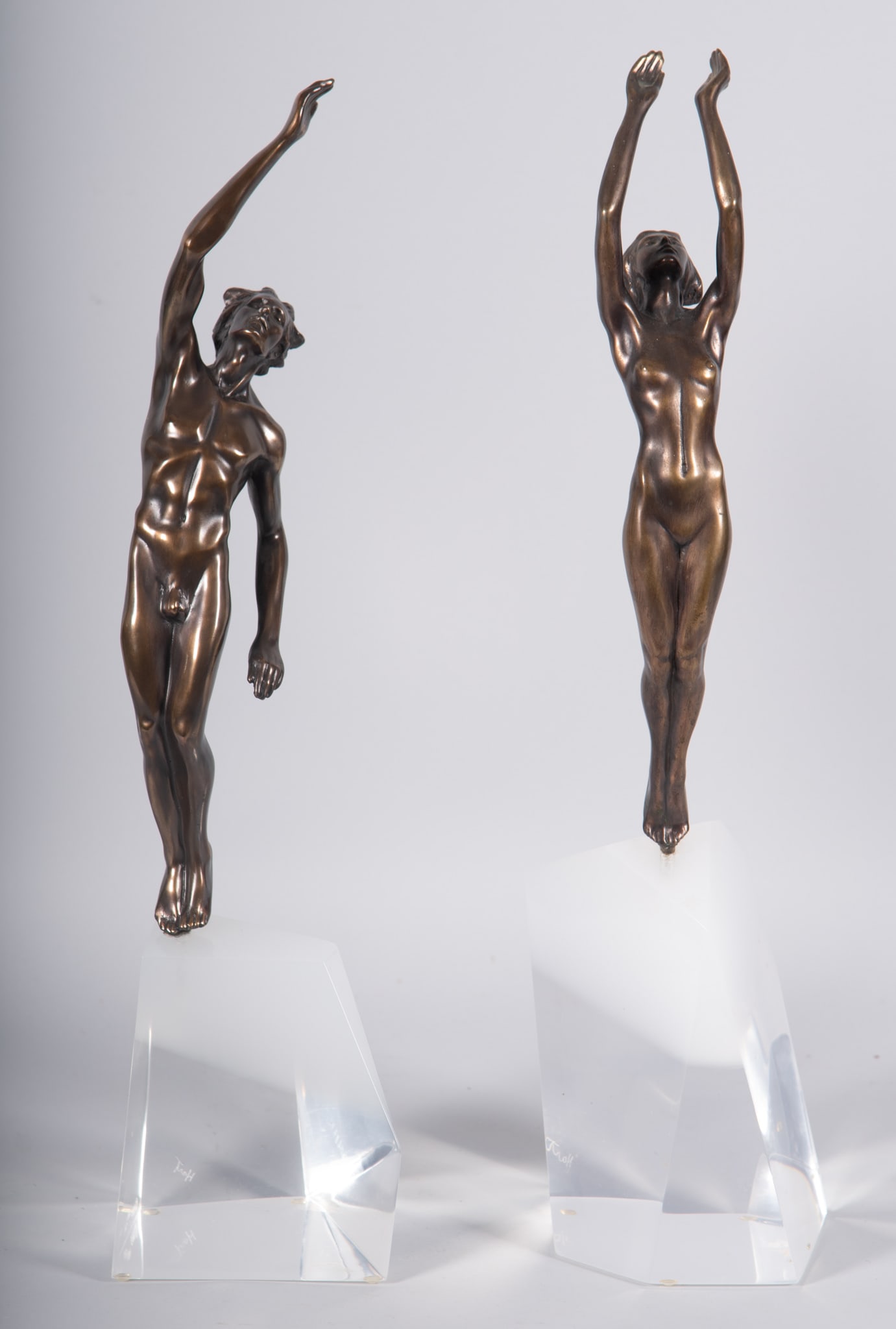 Frederick Hart, Washington DC (1943-1999), Ascent to Victory, 1993, bronze on acrylic bases, ed. (1 of 4)