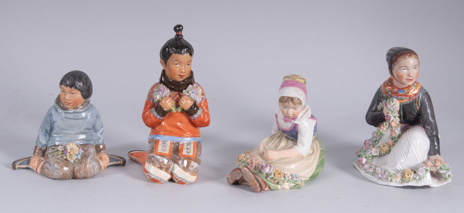 Four Rare Porcelain Figures of Children, Carl Martin Hansen for Royal Copenhagen (1 of 5)
