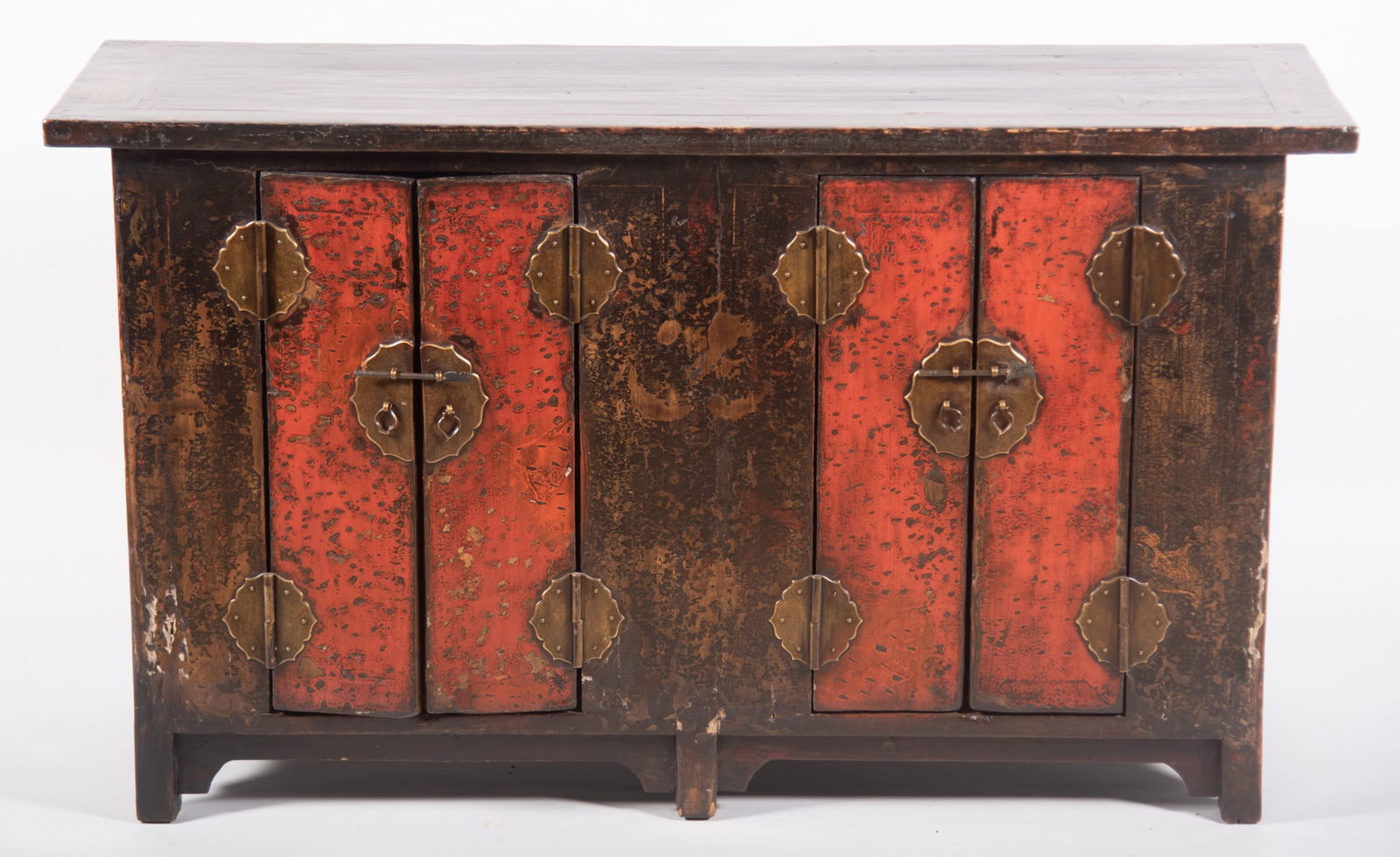 Chinese Elm Wood Cabinet (1 of 4)