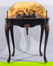Maitland Smith Vanity with Marble Sink and Hand Painted Back Splash