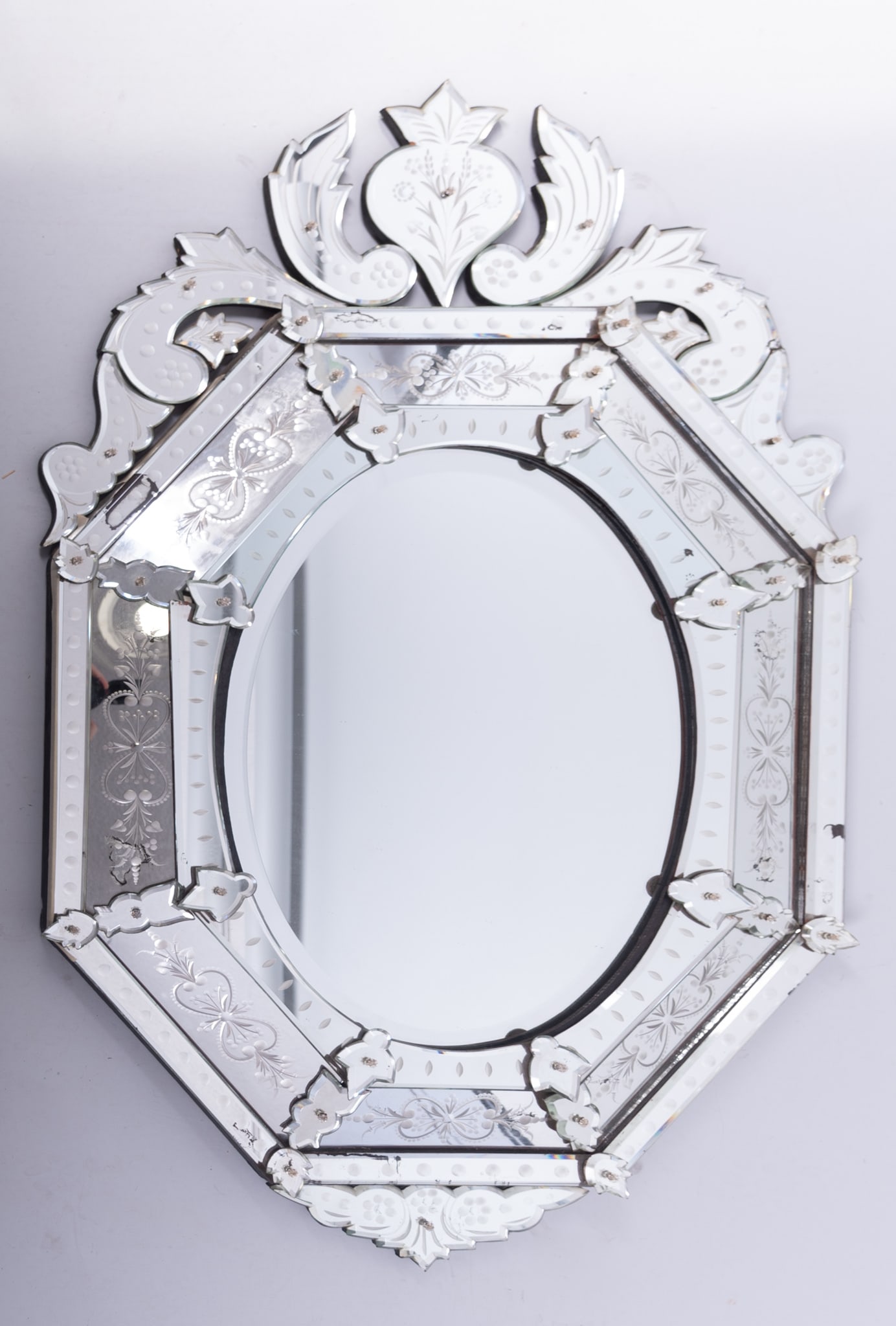 An Elaborate Vintage Venetian Hanging Mirror (1 of 5)